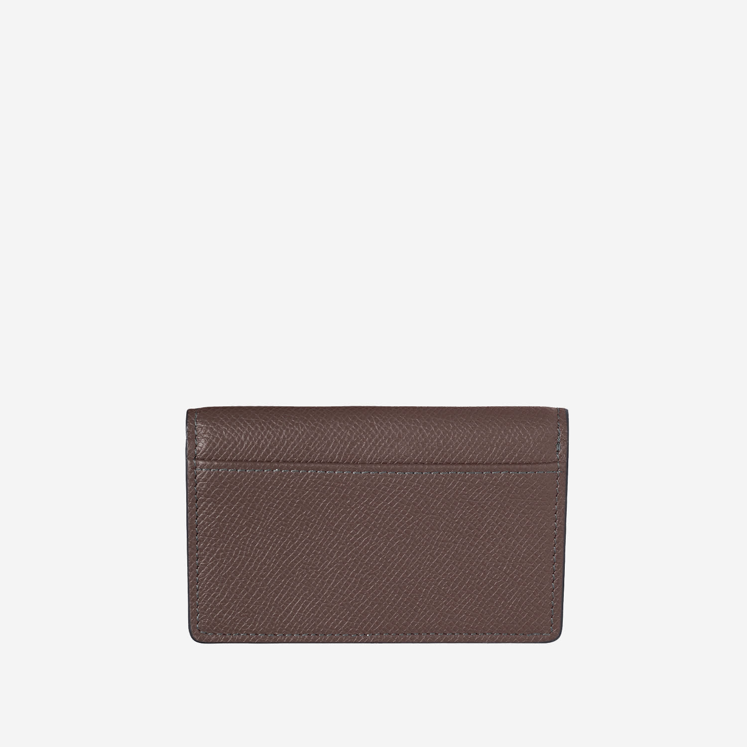 Maison Margiela Leather Card Holder In Brown
