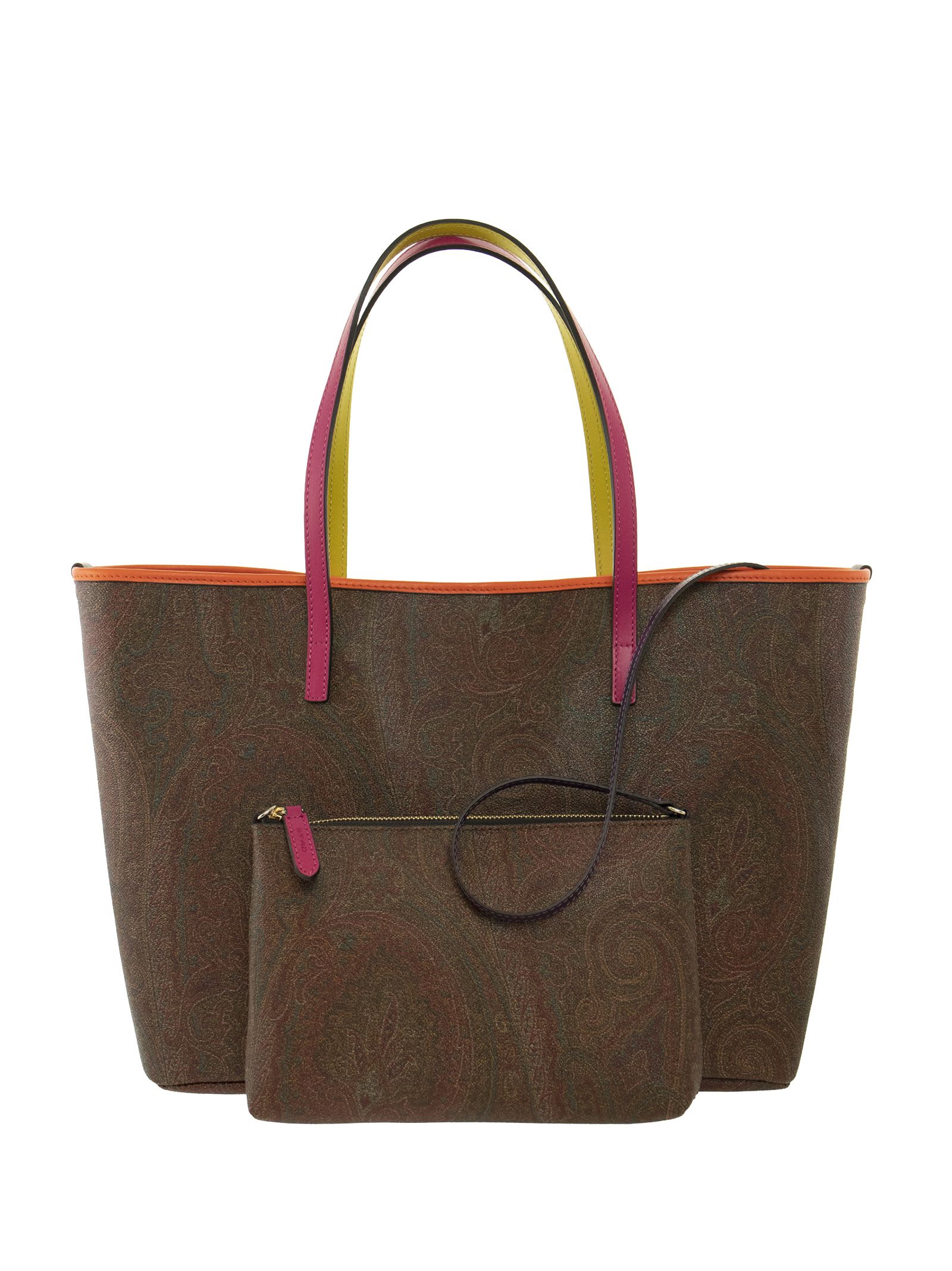 Etro Large Paisley Tote Bag With Pochette