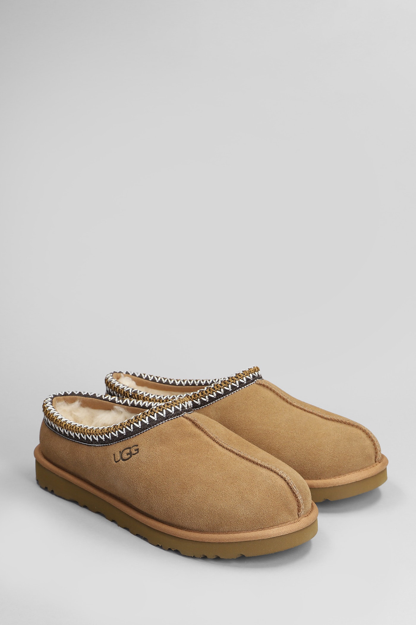 UGG TASMAN SLIPPER-MULE IN LEATHER COLOR SUEDE