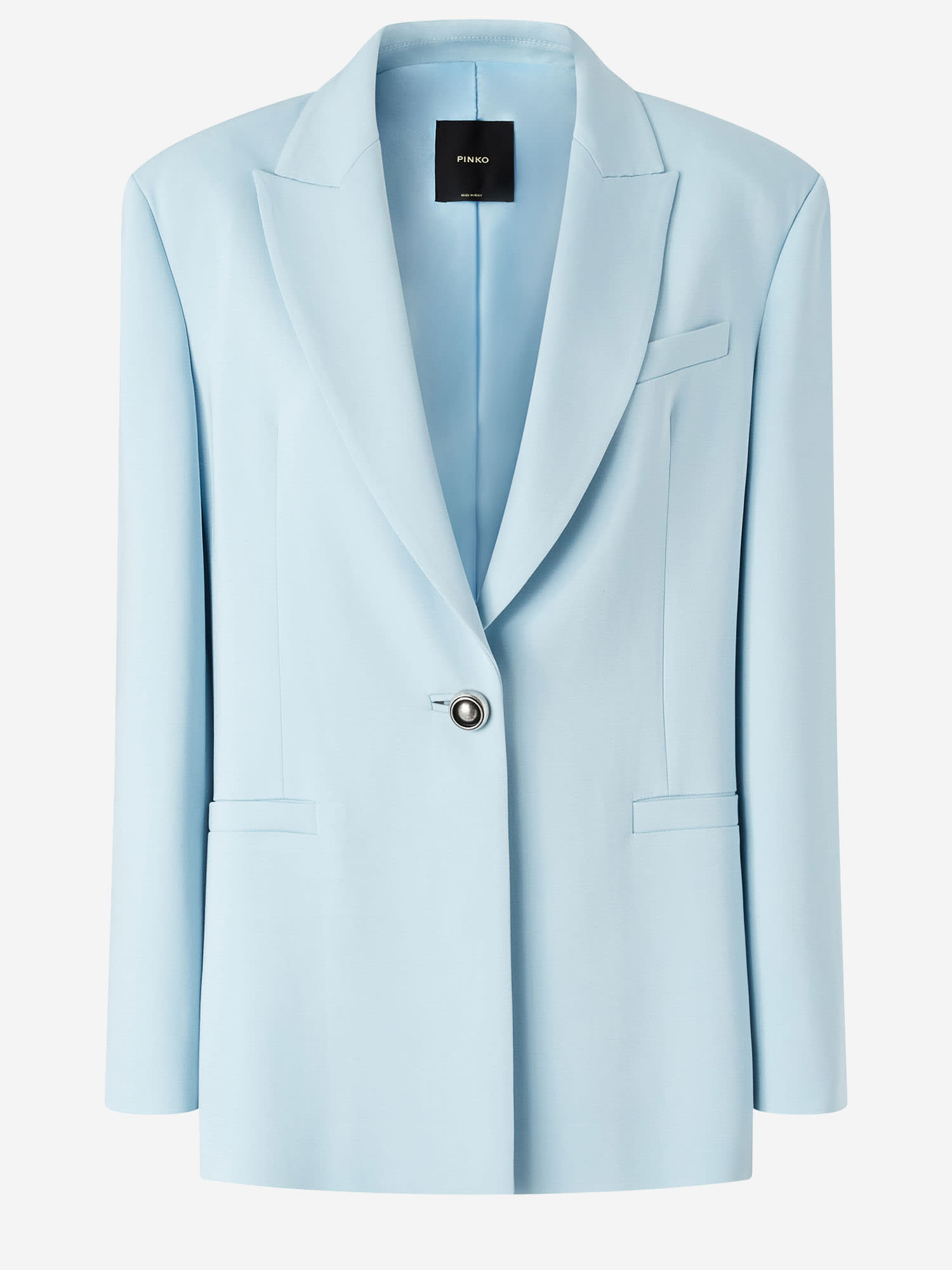 Shop Pinko Stretch Viscose Single-breasted Jacket