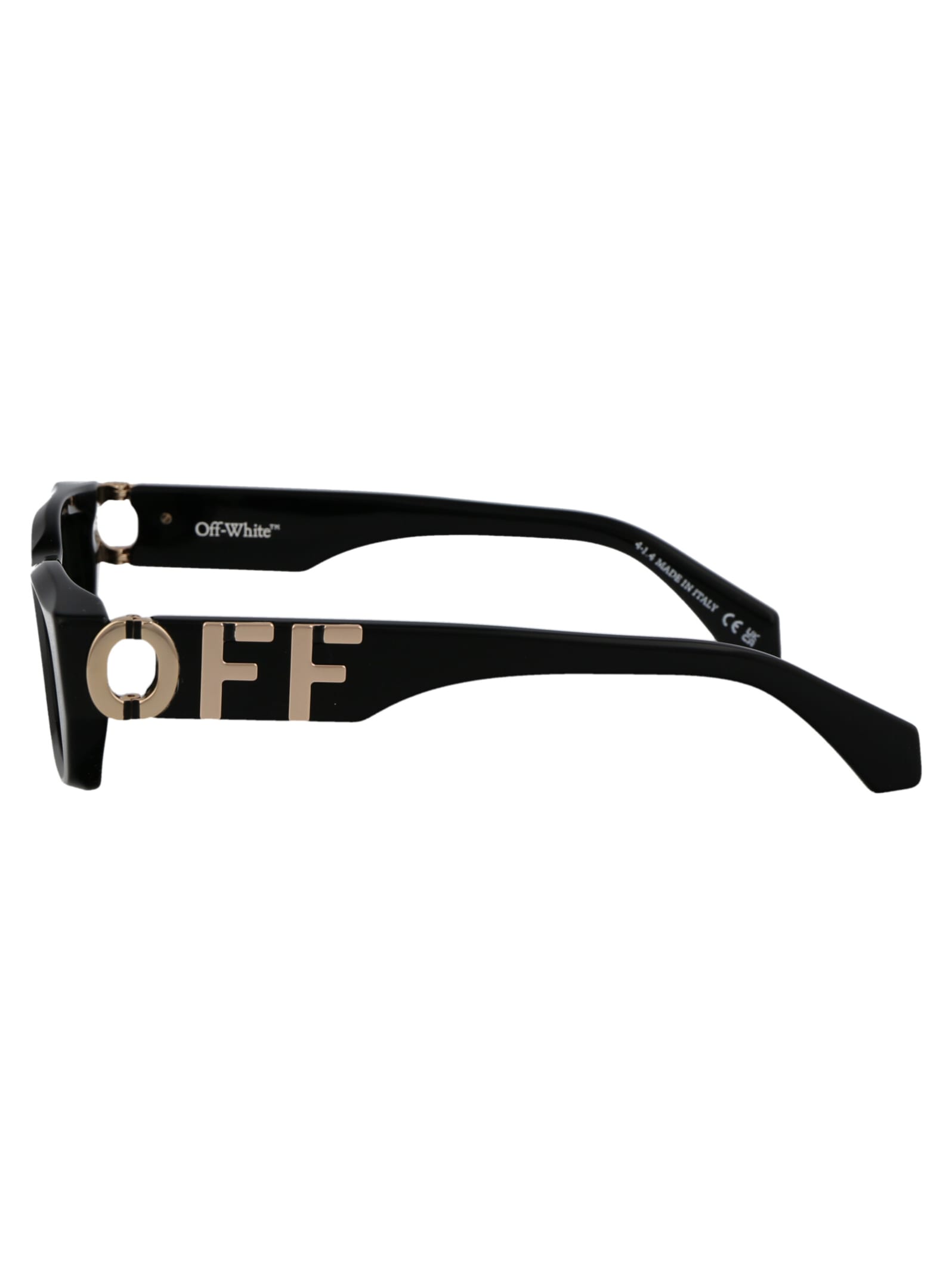 Shop Off-white Fillmore Sunglasses In 1055 Black Green