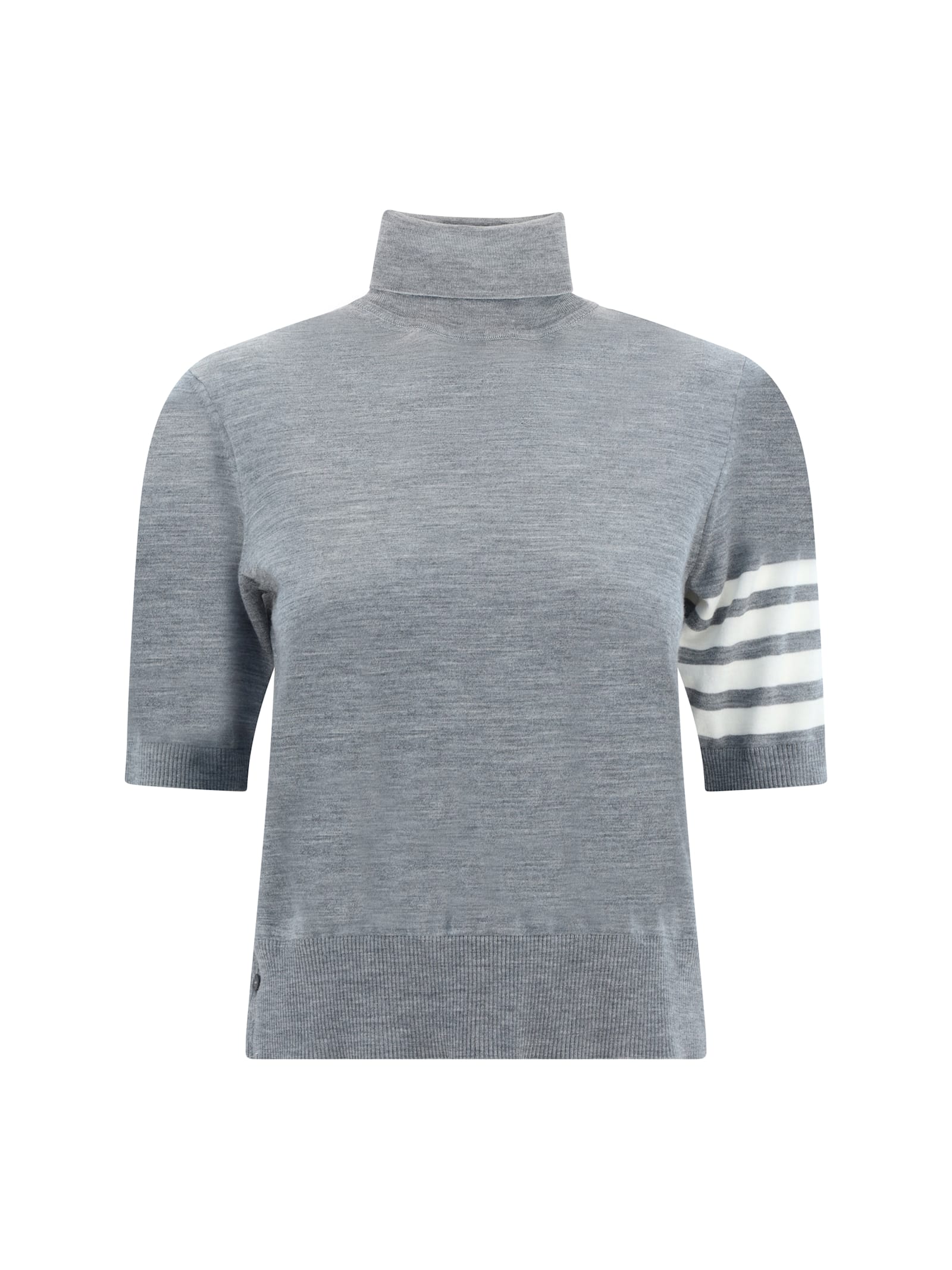 Thom Browne Turtleneck Sweater In Gray