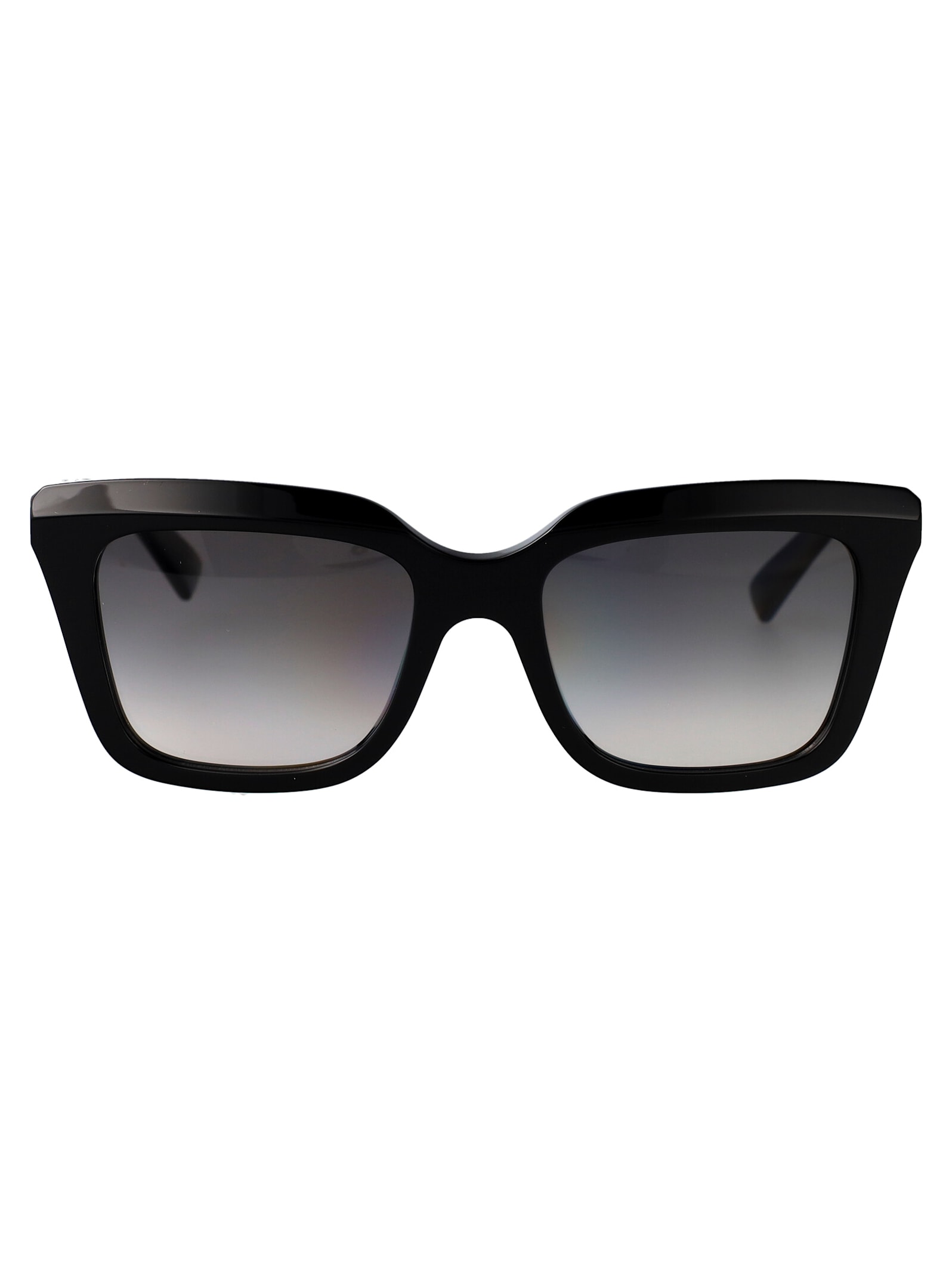 Alexander Mcqueen Alexander Mc Queen Cat Eye Sunglasses Am0473 S 001 In Black-black-grey