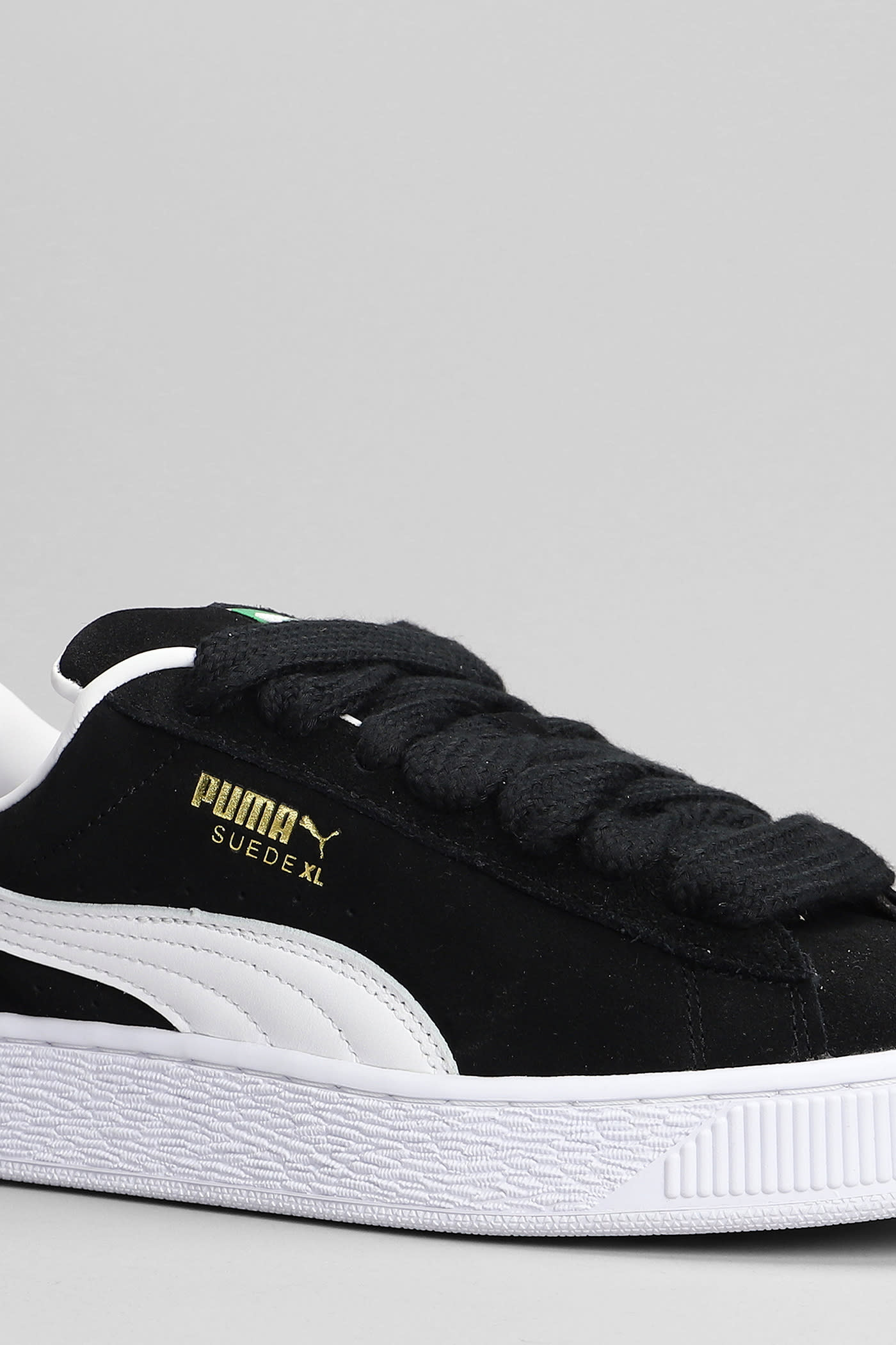 Puma Suede Xl Sneakers In Black Suede In Black