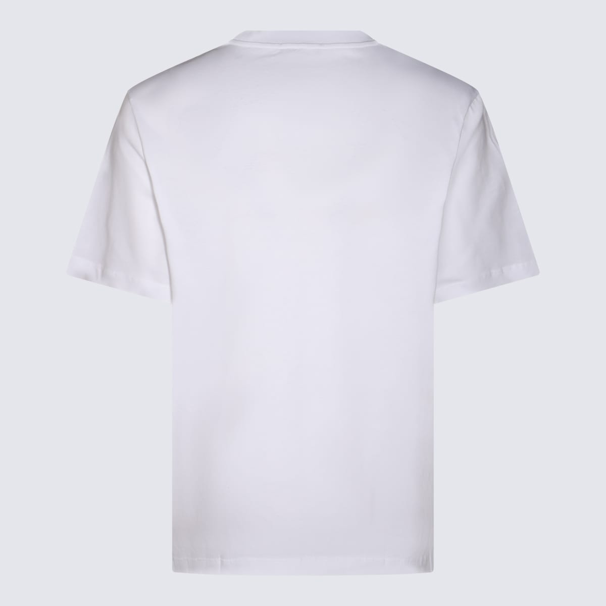 Shop Versace White Cotton T-shirt In Bianco