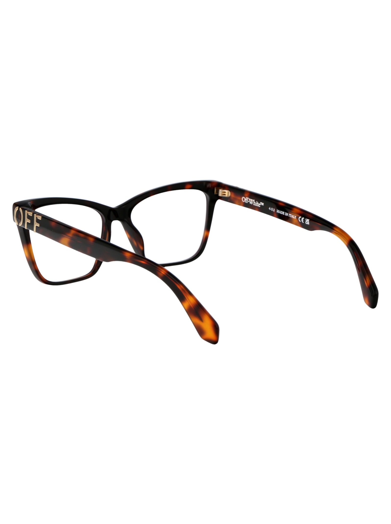 Shop Off-white Optical Style 67 Glasses In 6000 Havana