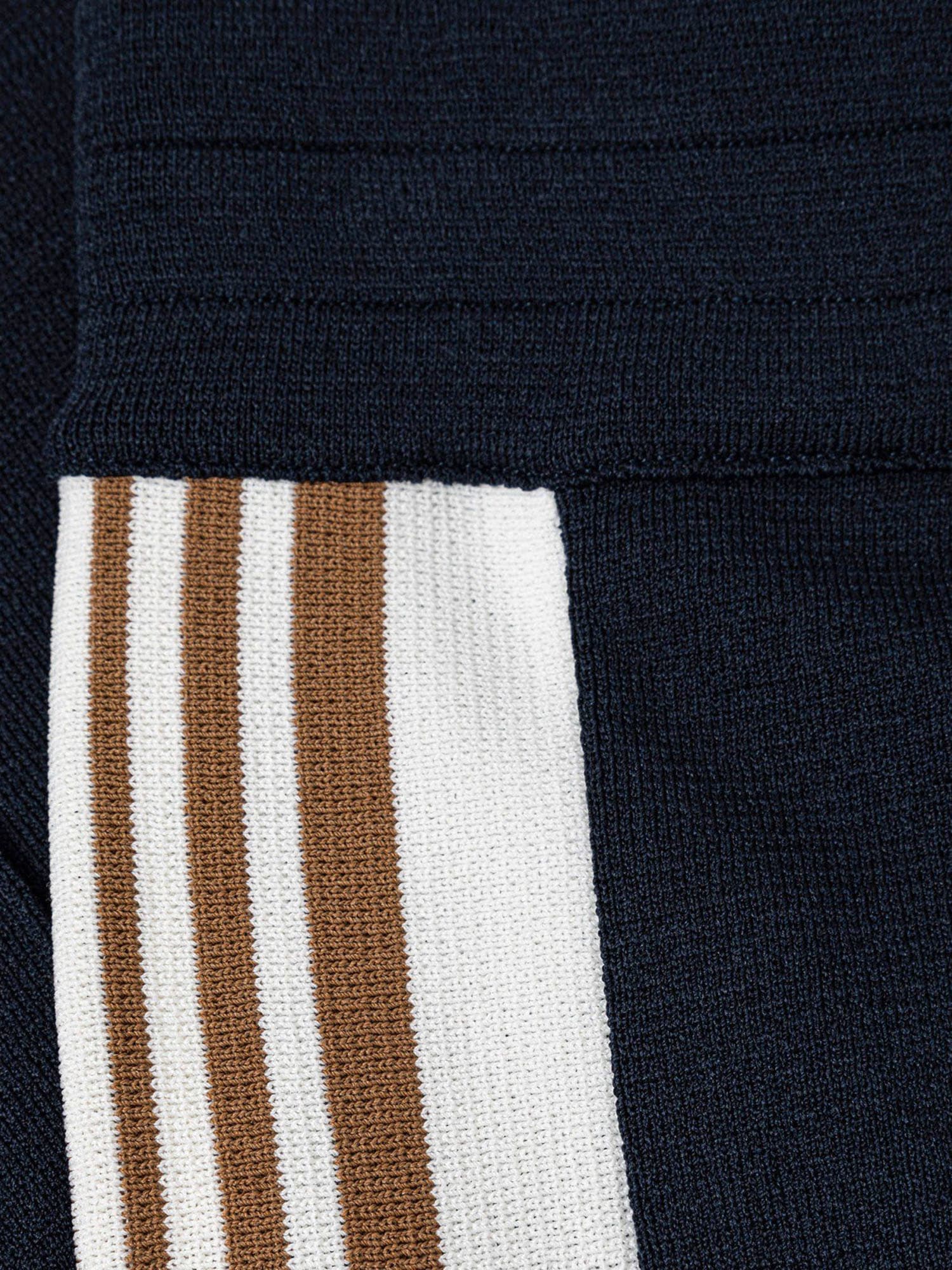 Autry Viscose Blend Trousers With Logo In Multi