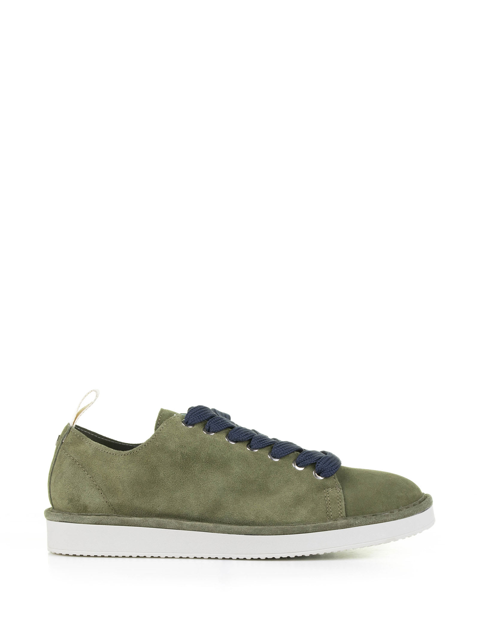 Sneaker In Military Green Suede