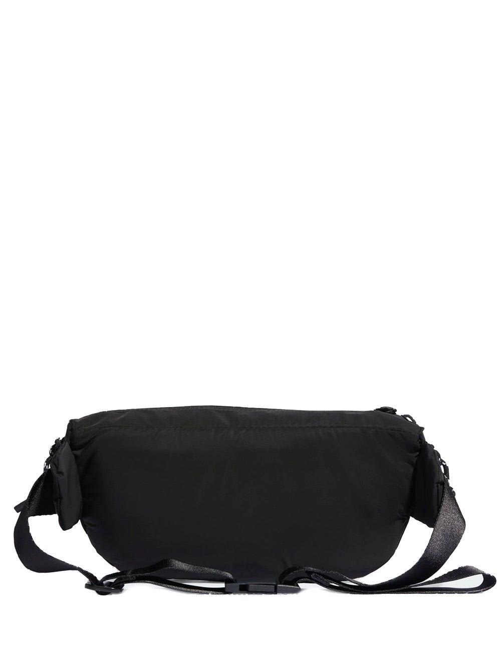 Shop Adidas By Stella Mccartney Logo Belt Bag In Black/white/black