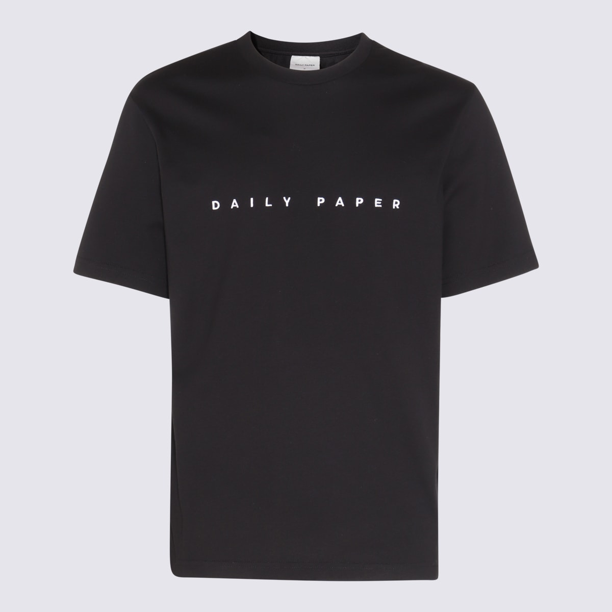 Shop Daily Paper Black Cotton T-shirt
