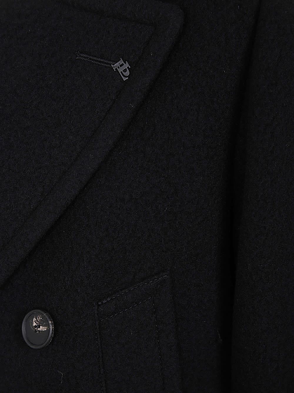 Shop Tagliatore C-sherry New Coat In Black