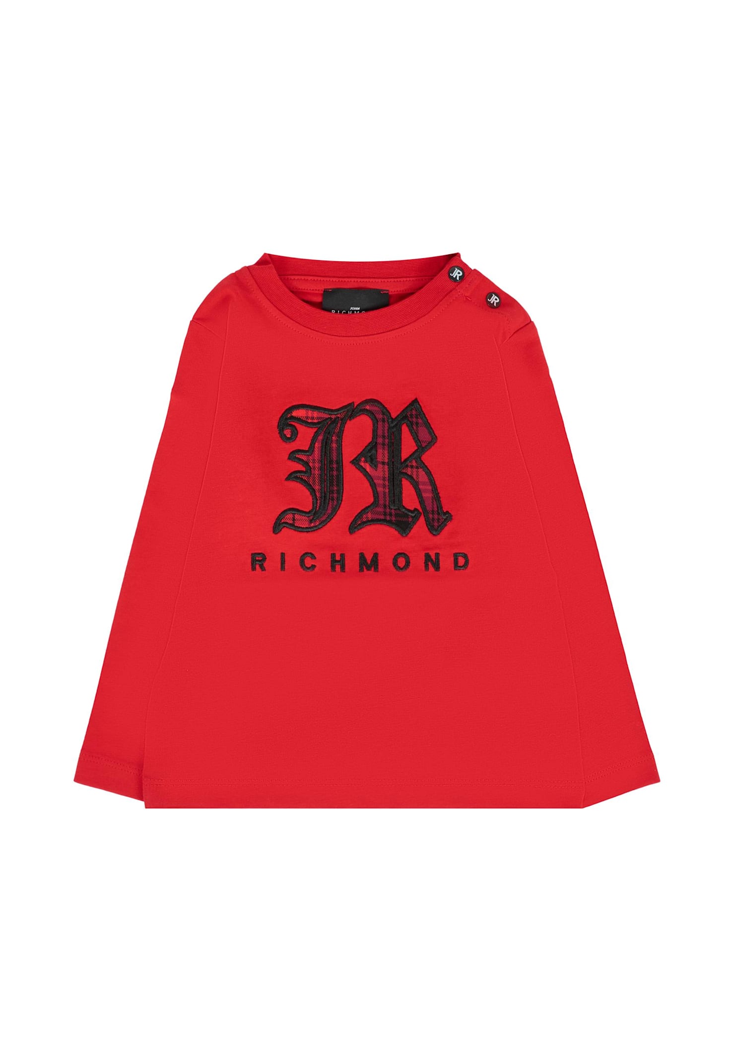 Richmond Red T-shirt For Baby Boy With Logo In Red