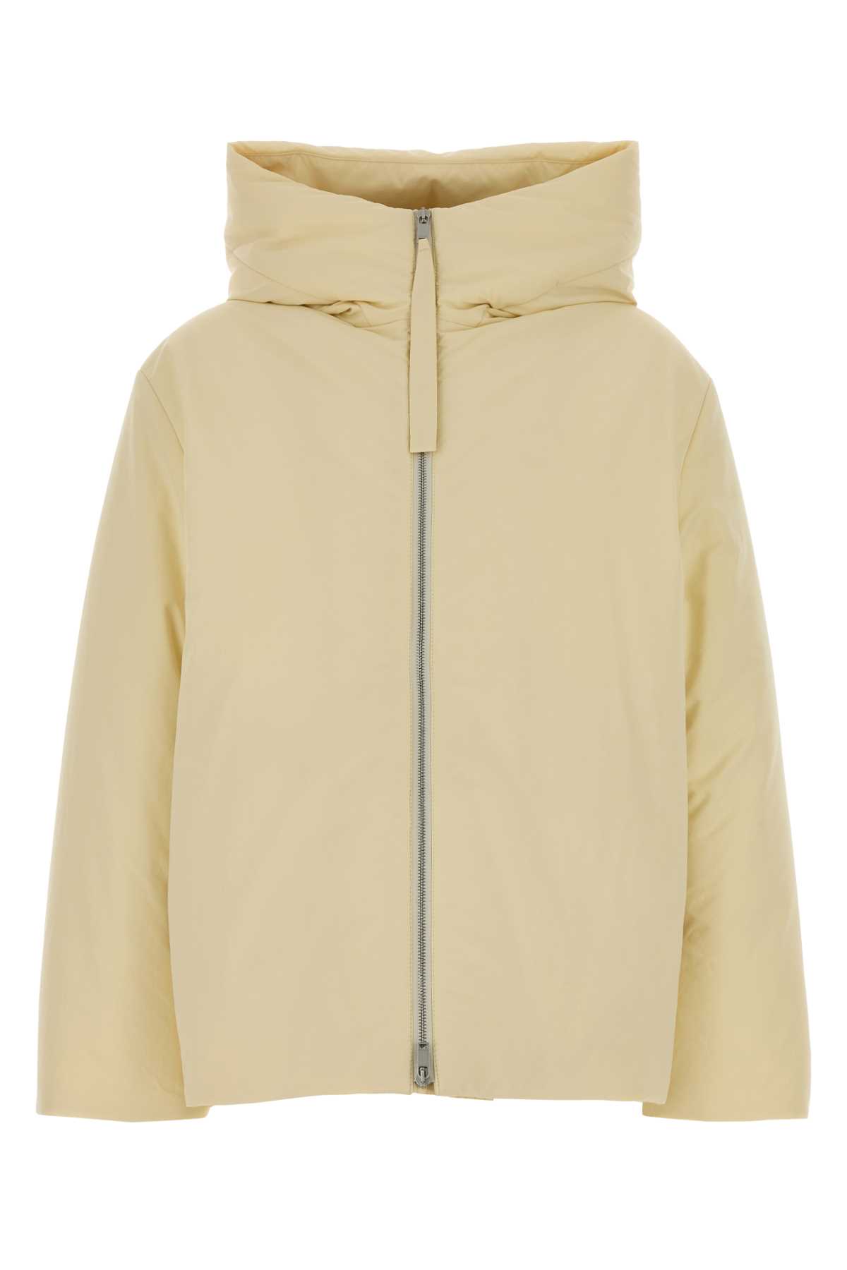 Jil Sander Padded Down Jacket Featuring Hood In Multi