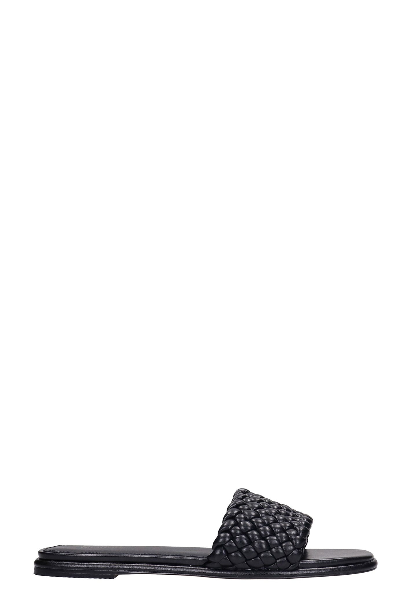 Michael Kors Amelia Flats In Black Leather