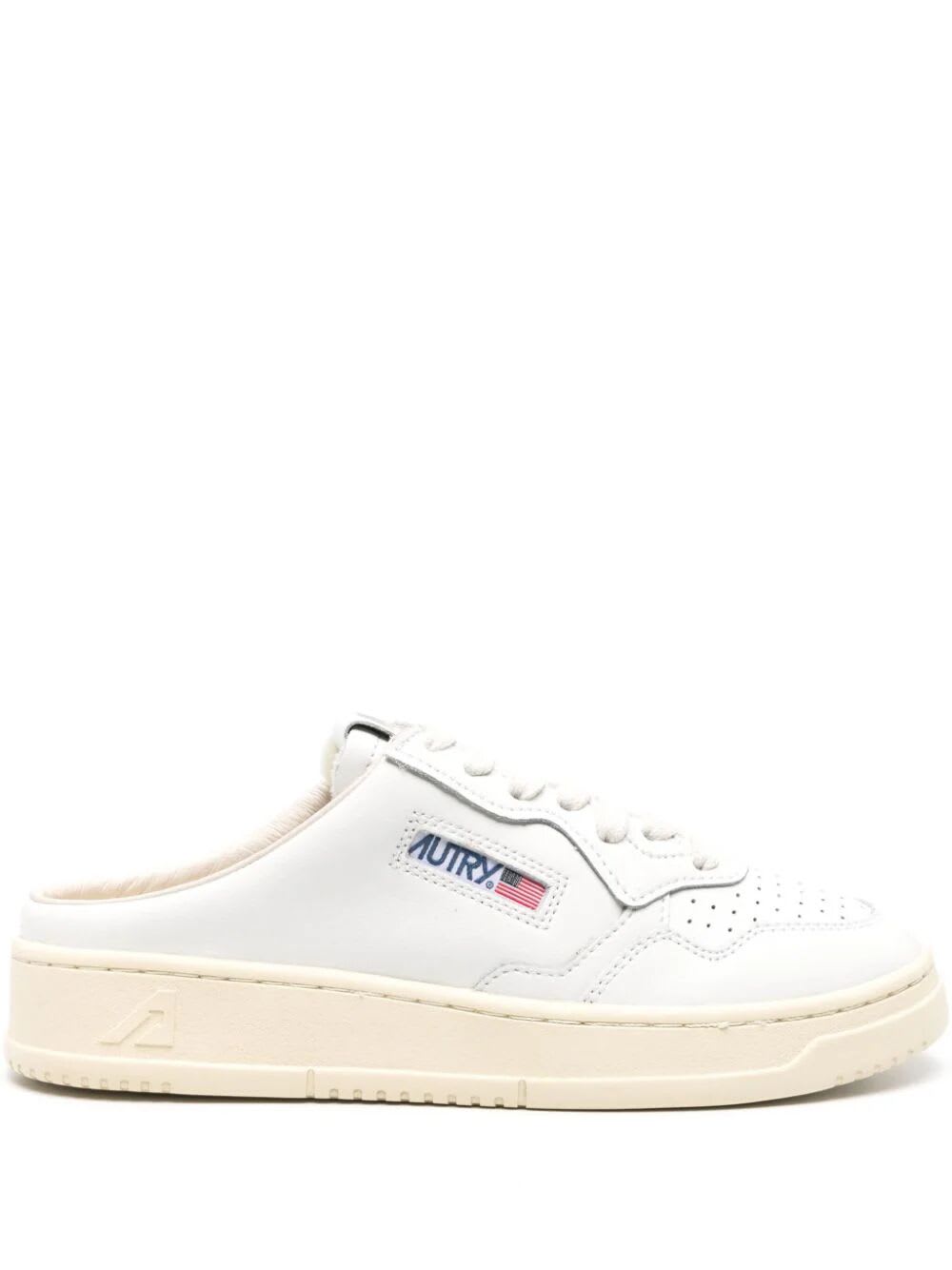 Shop Autry Low Mule In White White