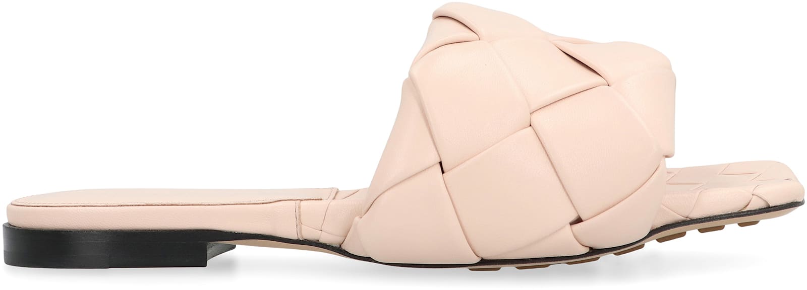 Bottega Veneta The Lido Leather Flat Sandals