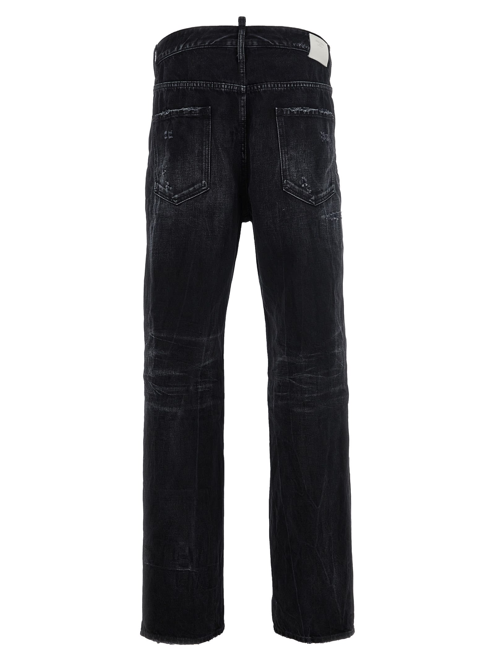 Shop Dsquared2 642 Jeans In Black