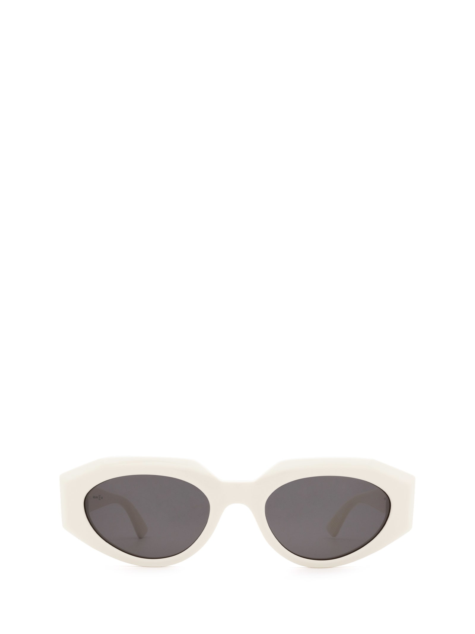 Shop Bottega Veneta Bv1031s Ivory Sunglasses