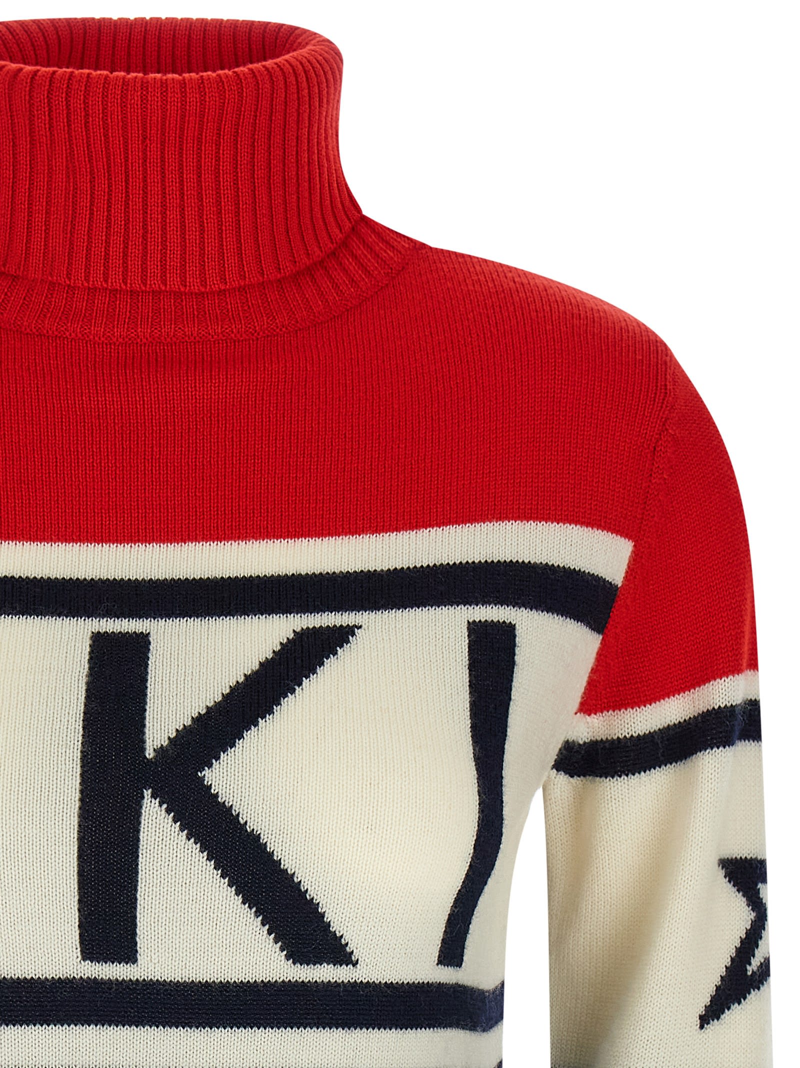 Perfect Moment Schild Merino Wool Sweater Xl In Multi
