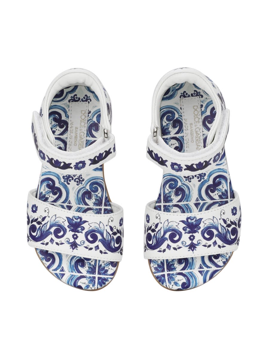 DOLCE & GABBANA AZULEJOS SANDAL 