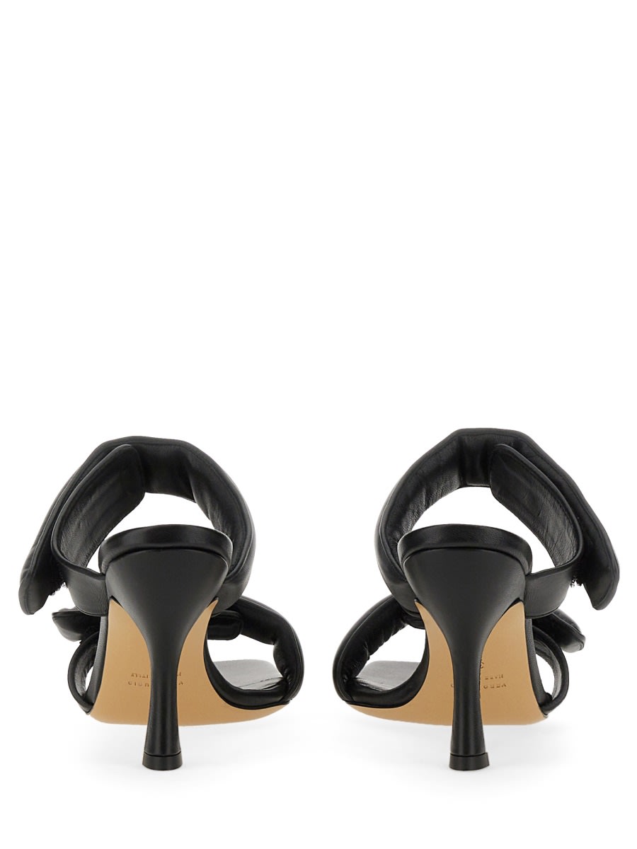 Gia Borghini Black Pernille Teisbaek Edition Perni 03 Heeled Sandals In Black