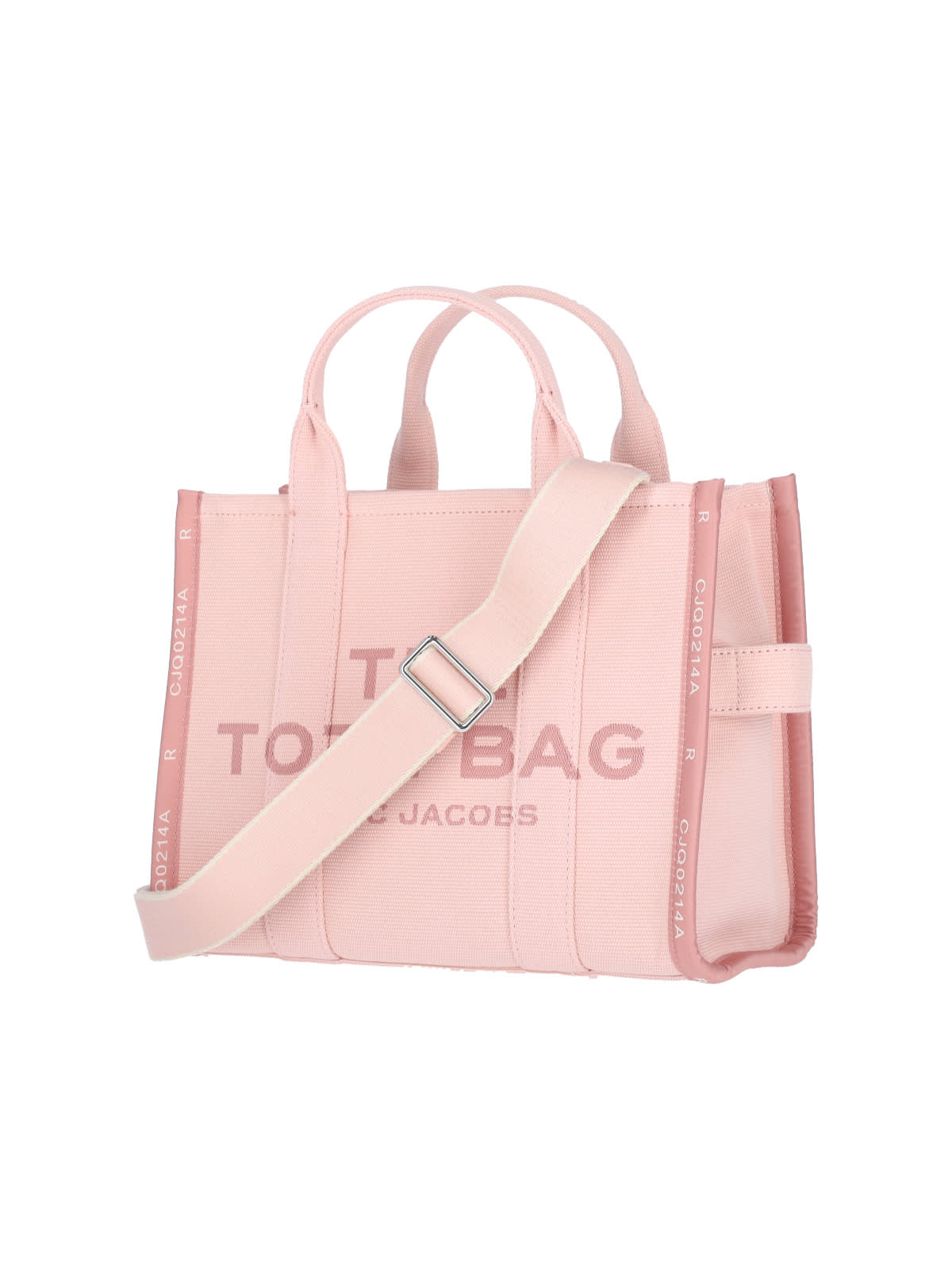 Marc Jacobs The Jacquard Medium Tote Rose Handbag In Pink