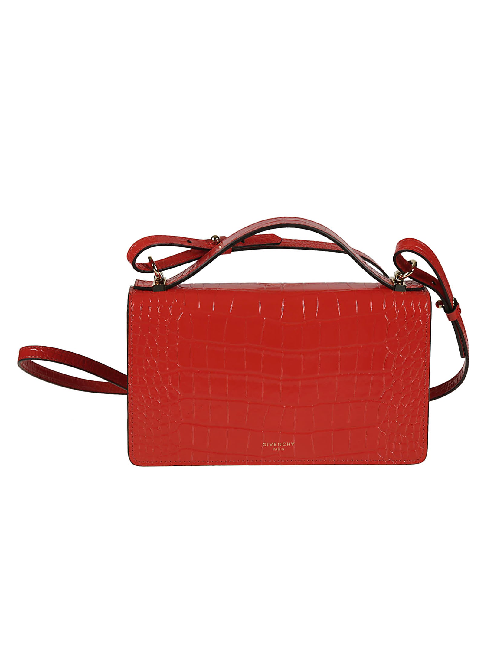 Givenchy Gv3 Strap Wallet In Red
