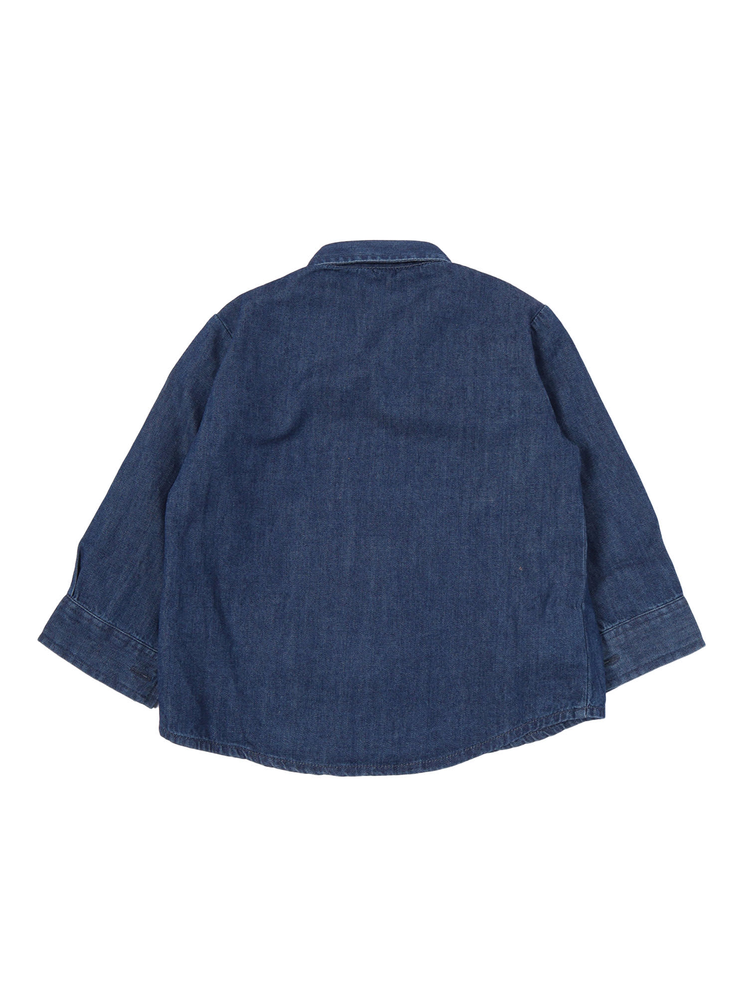 Il Gufo Long Sleeved Shirt In Blue