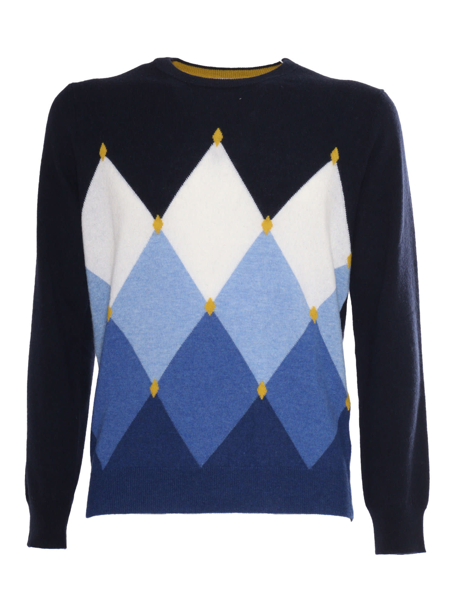 Diamond Pattern Crewneck Sweater