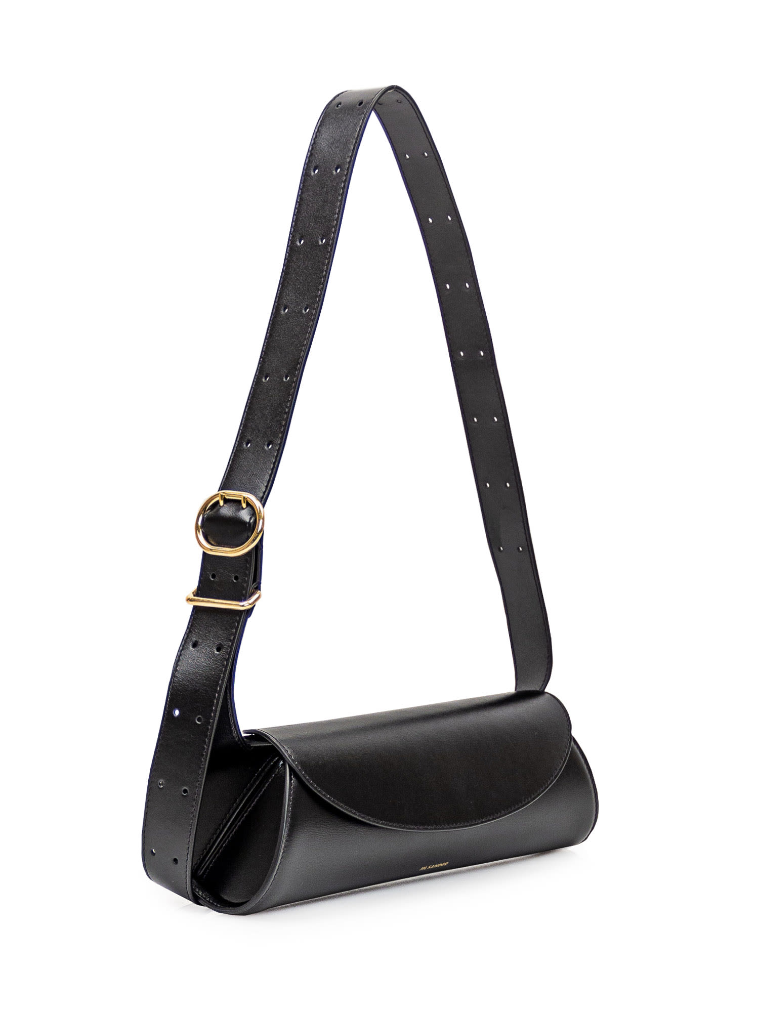 Shop Jil Sander Small Cannolo Bag In Black