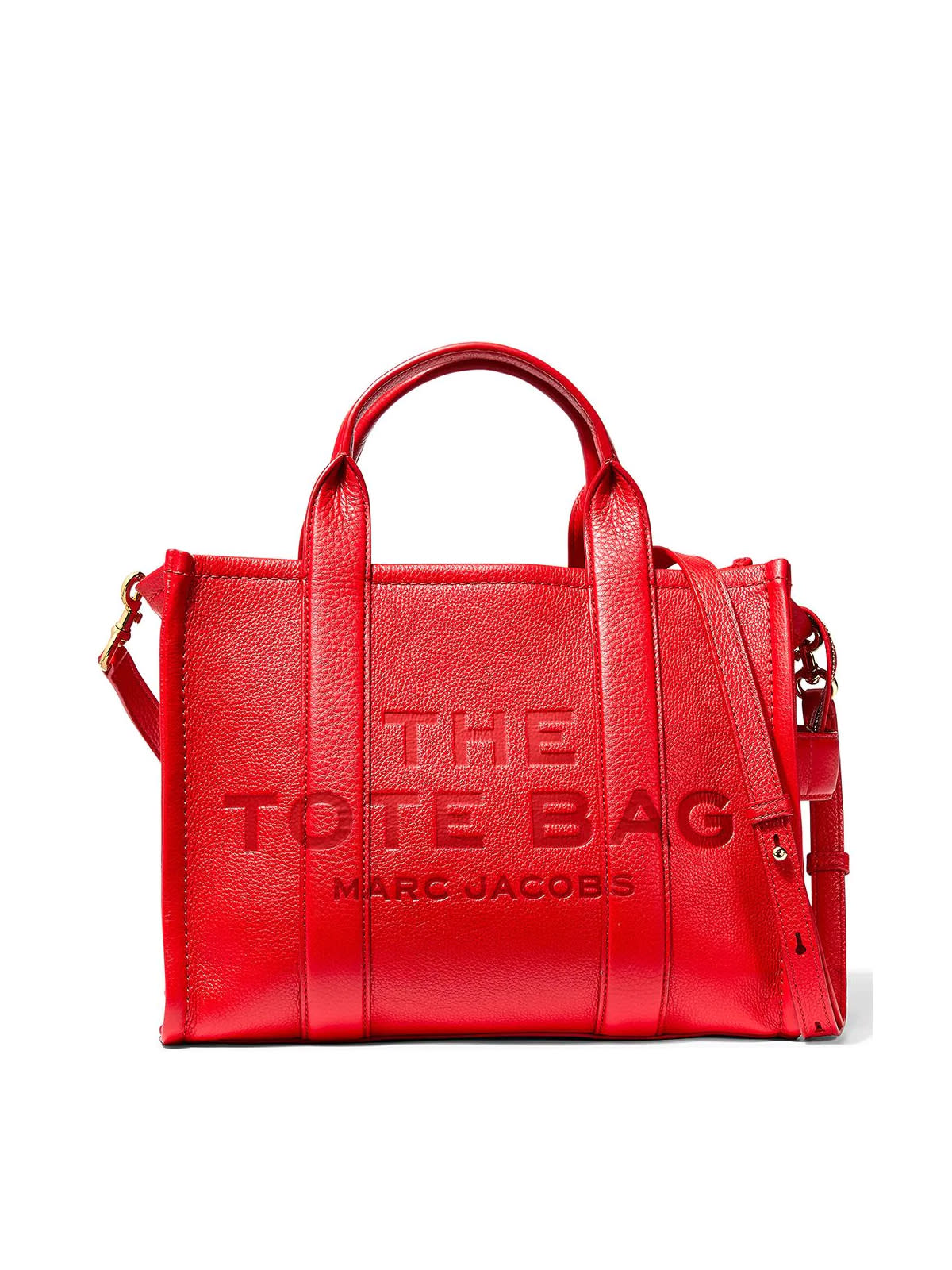Marc Jacobs The Small Tote In True Red