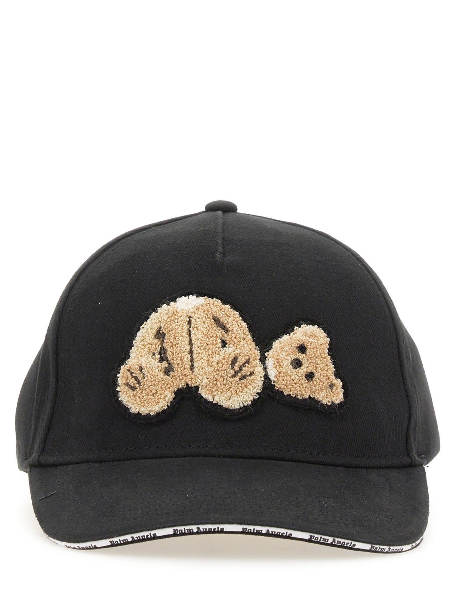 Palm Angels Baseball Hat With Bear Embroidery