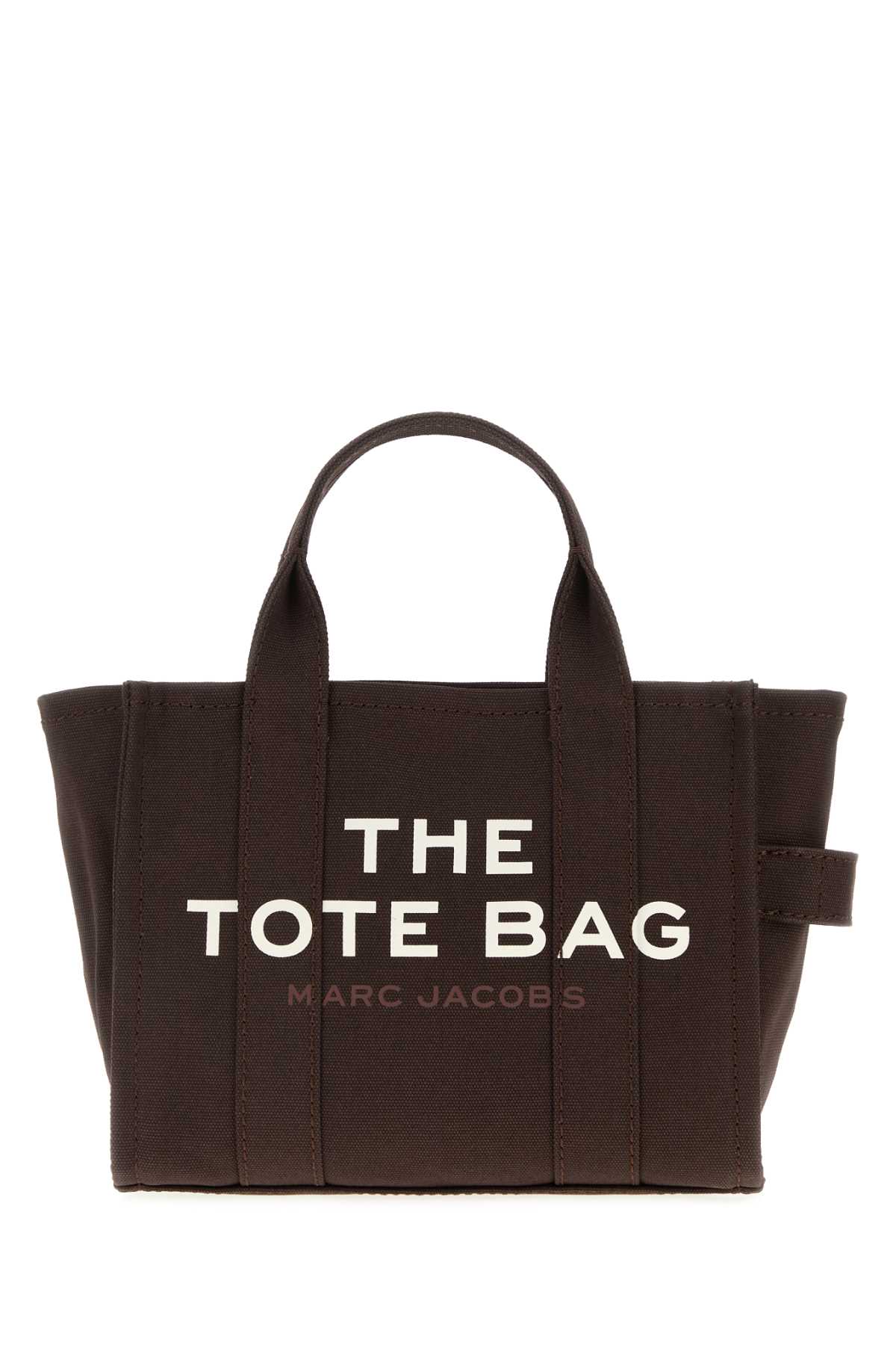 Marc Jacobs Chocolate Canvas Mini The Tote Bag Handbag In Brown