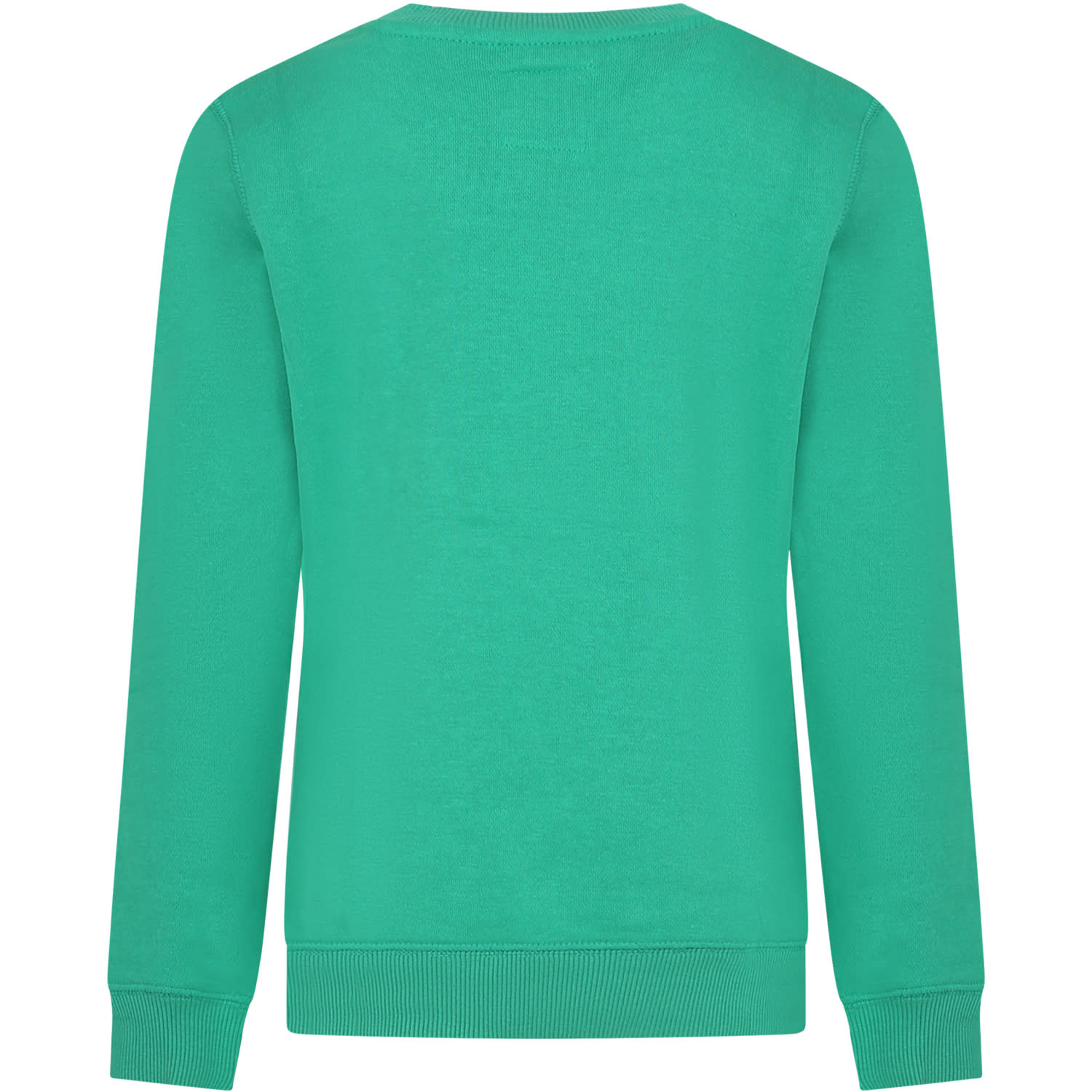 Shop Levi's Green Sweatshirt For Kids With Logo