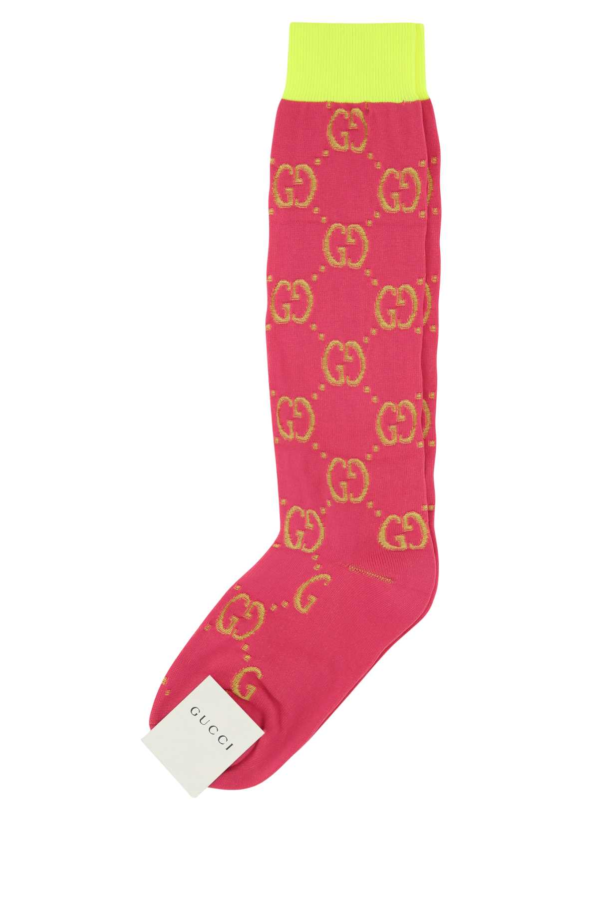 Shop Gucci Embroidered Nylon Socks In 5575