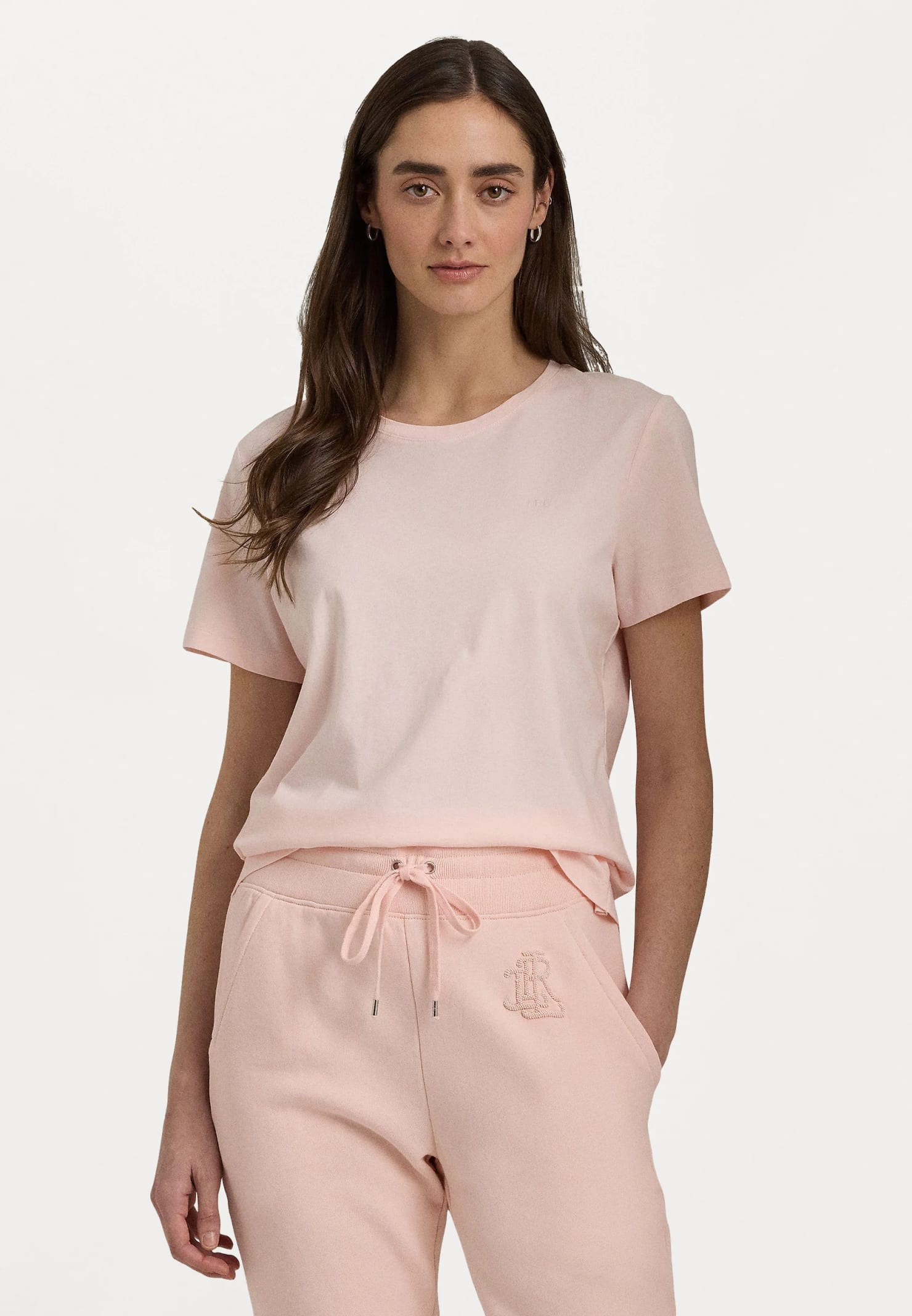 Shop Ralph Lauren Geneth Short Sleeve T Shirt In Pink Opal