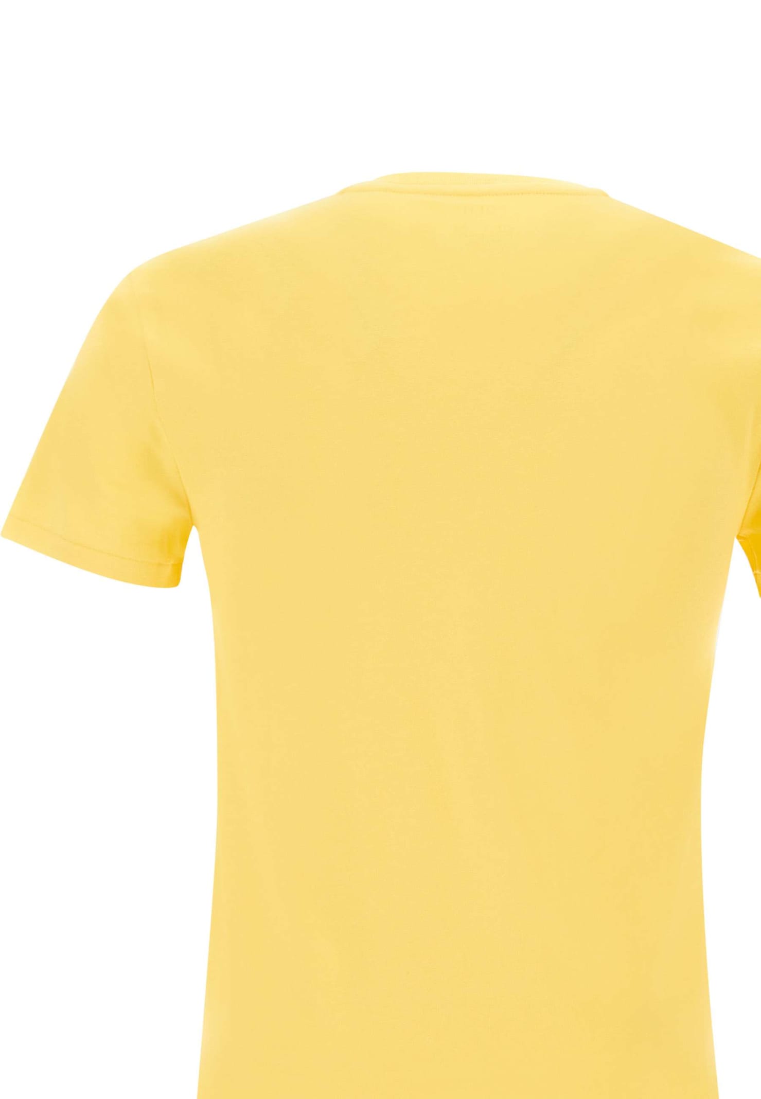 Shop Polo Ralph Lauren Classics Cotton T-shirt In Yellow