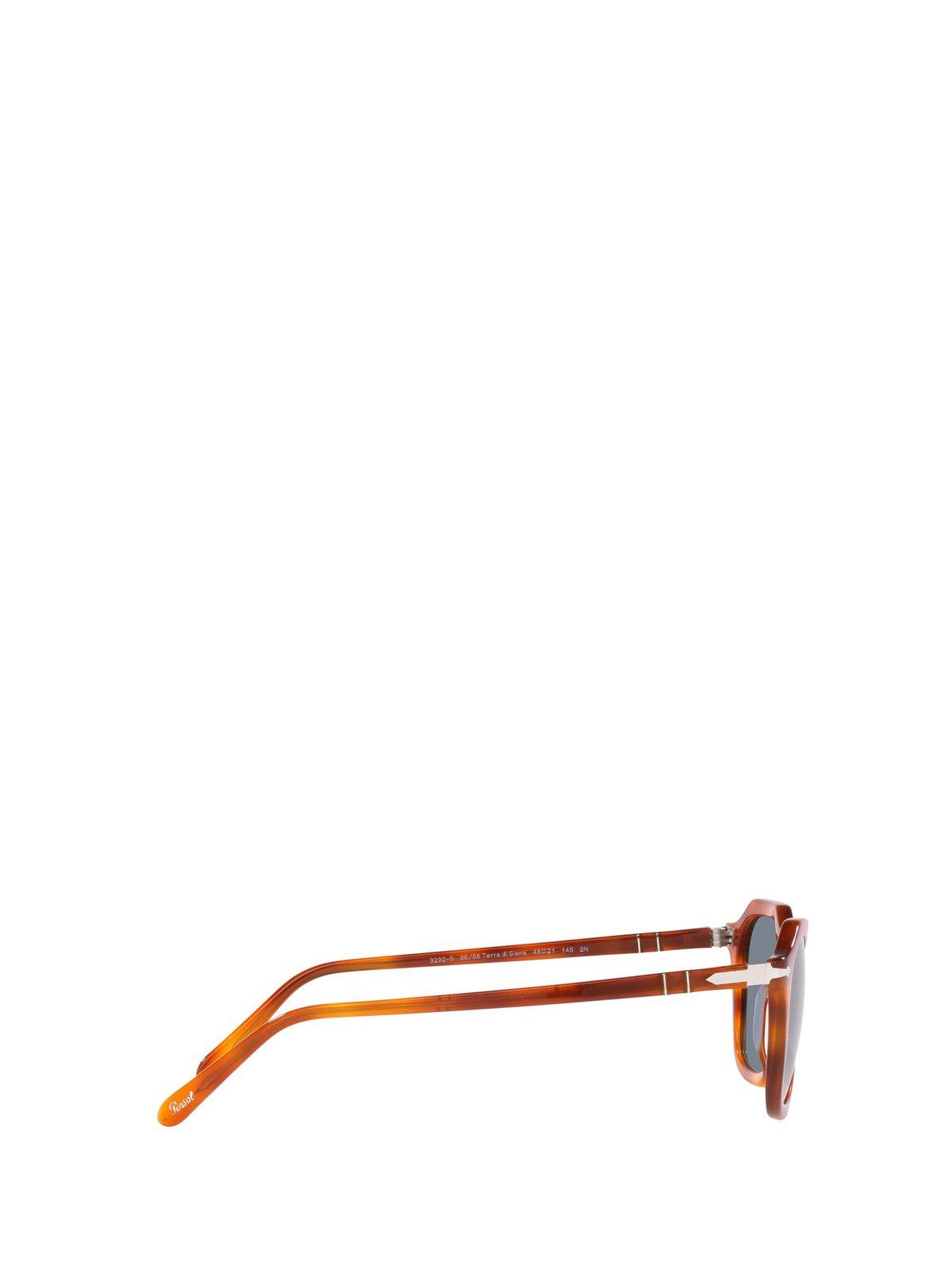 Persol Square Frame Sunglasses In Brown