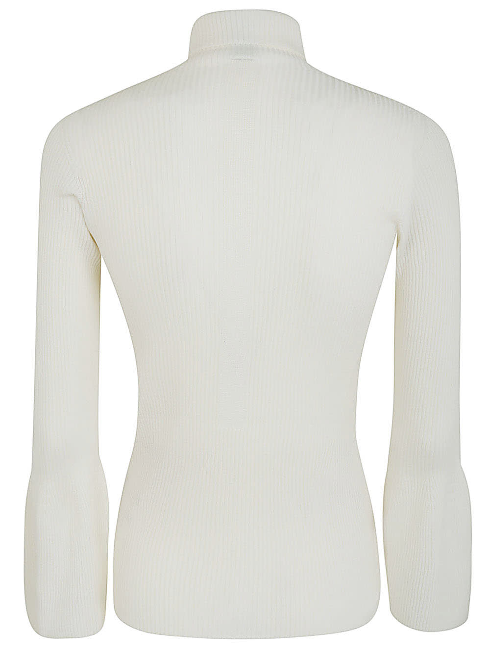 Shop Cfcl Rib Bell Sleeve Top In White