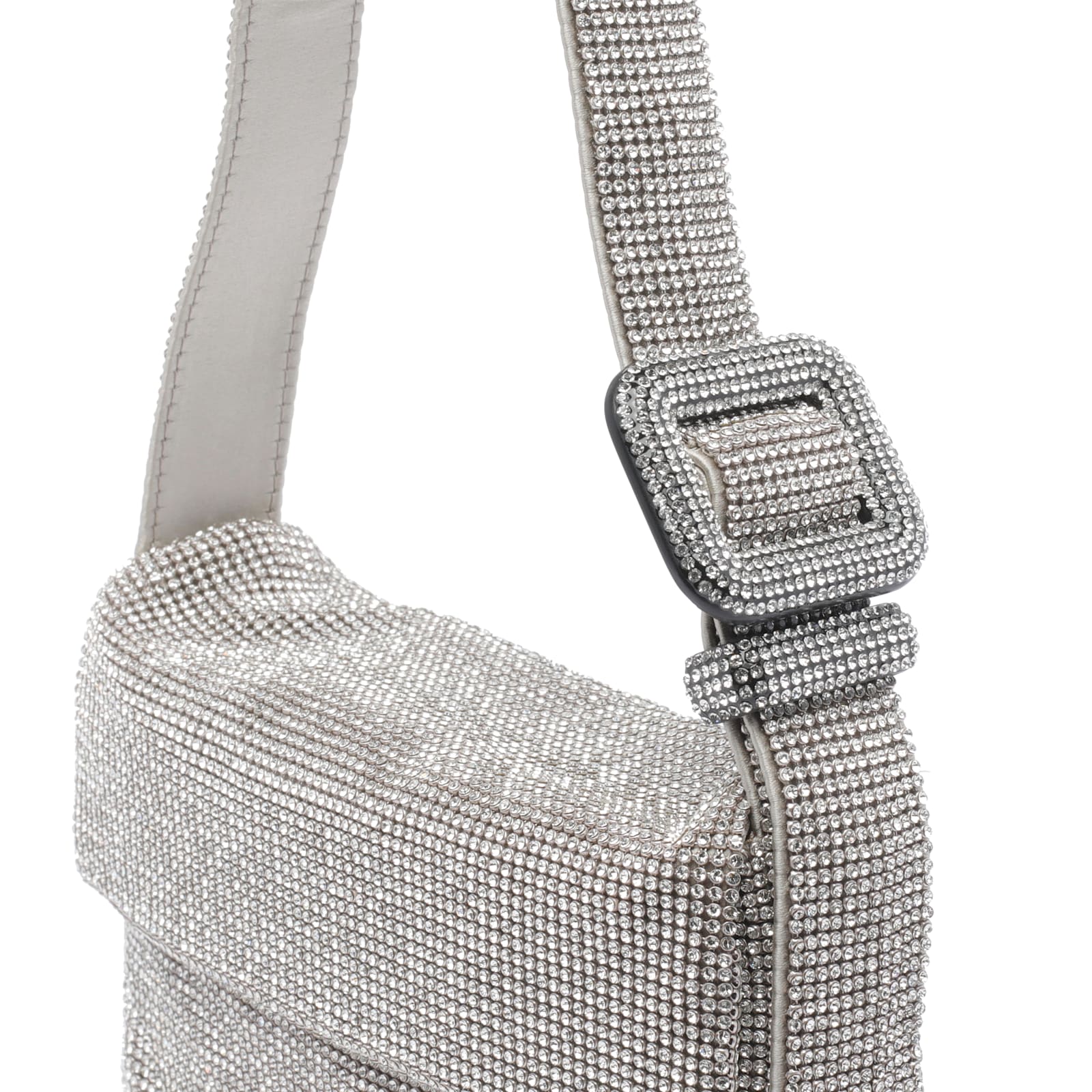 Benedetta Bruzziches Vitty La Mignon Shoulder Bag In Silver