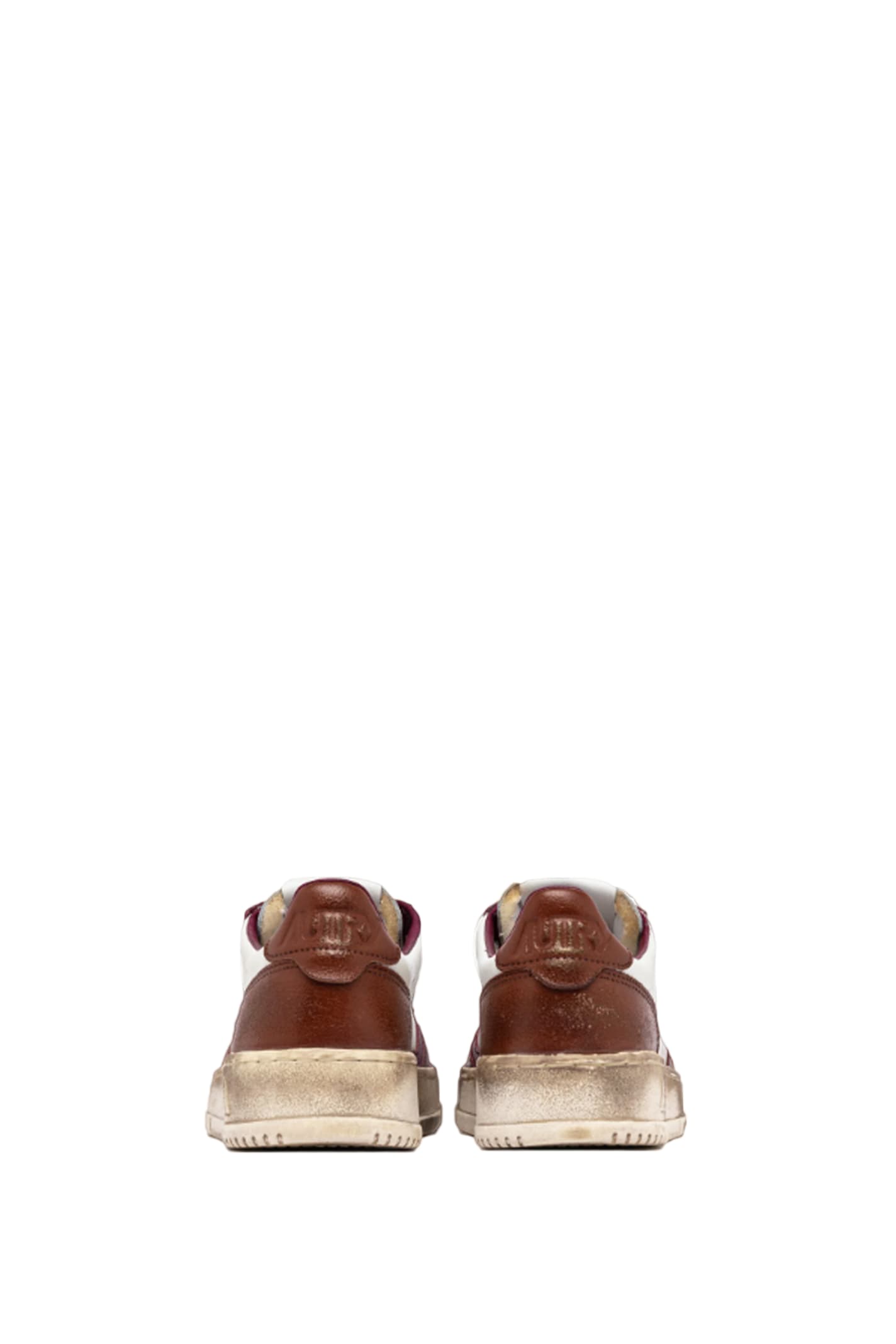 Shop Autry Sneakers Medalist Low Super Vintage In Brown