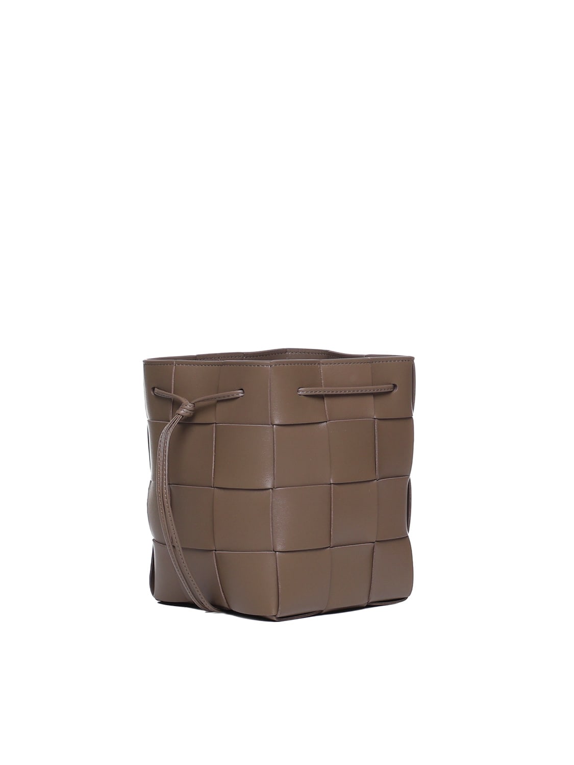 Shop Bottega Veneta Small Bucket Bag In Brown