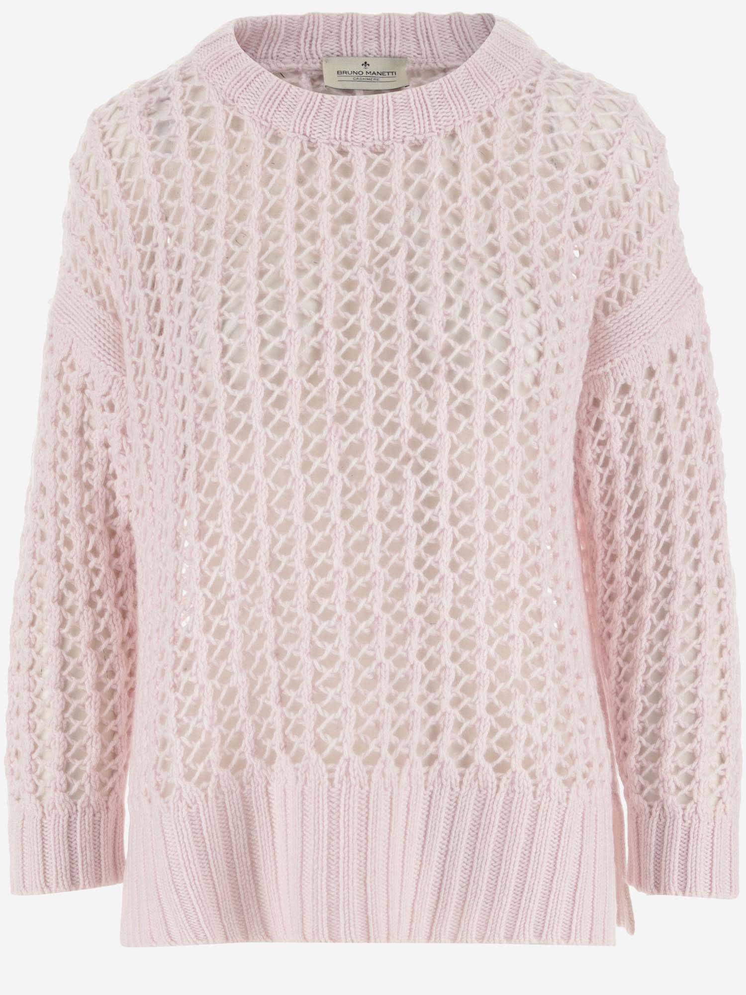 Bruno Manetti Cashmere Sweater In Pink