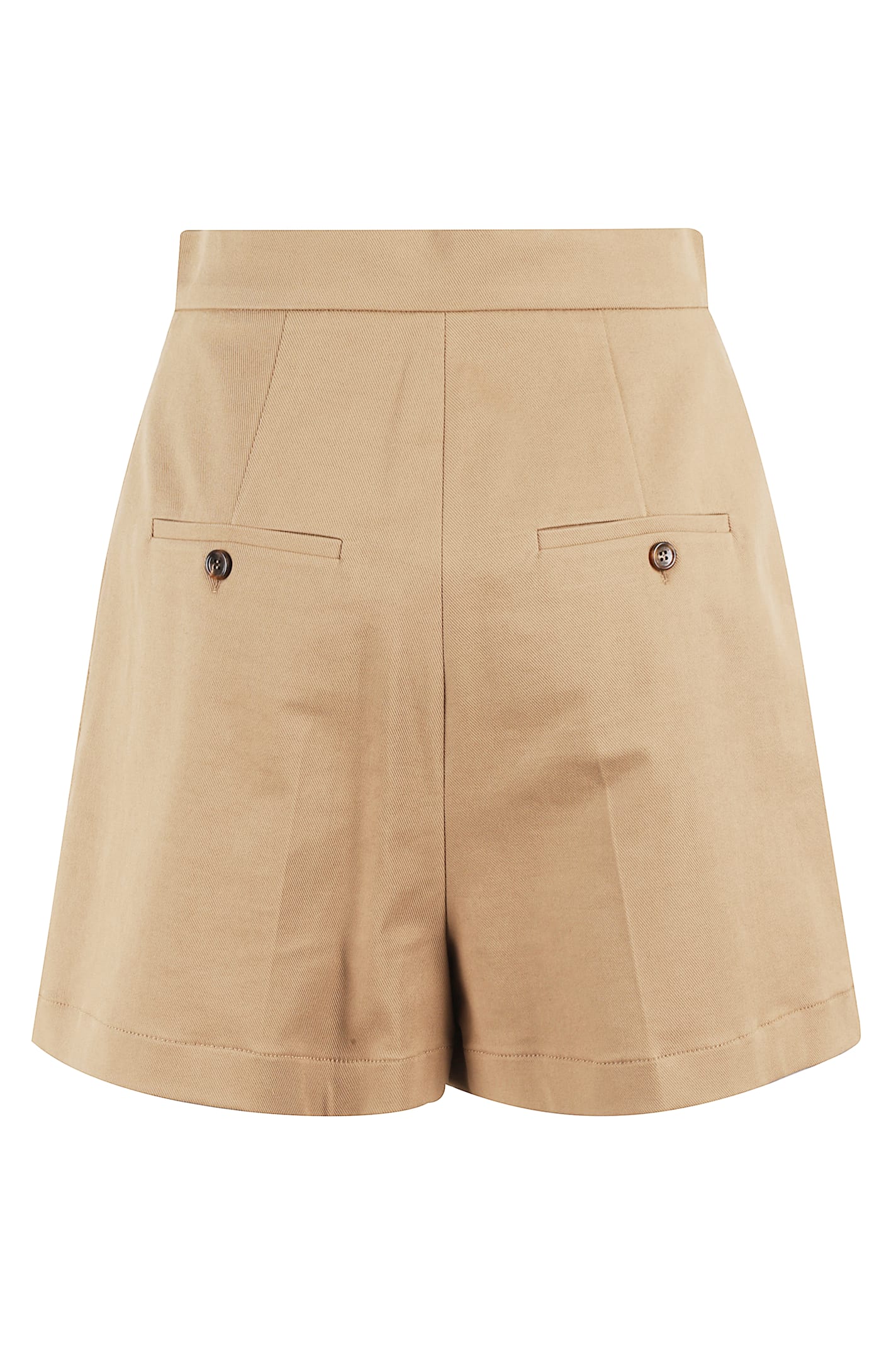 Shop Max Mara Amburgo Shorts In Brown