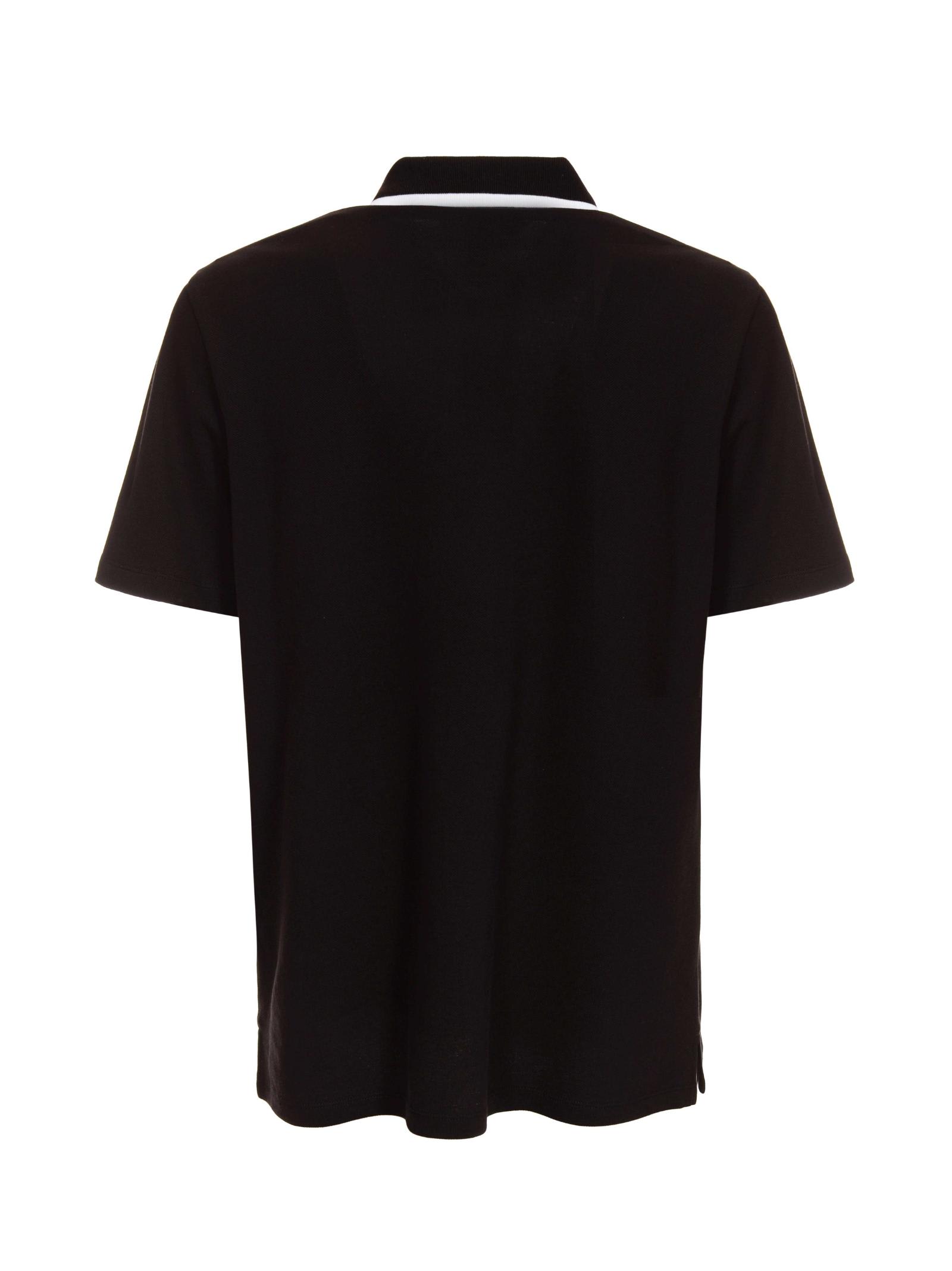 Just Cavalli Logo-embroidered Polo Shirt In Black