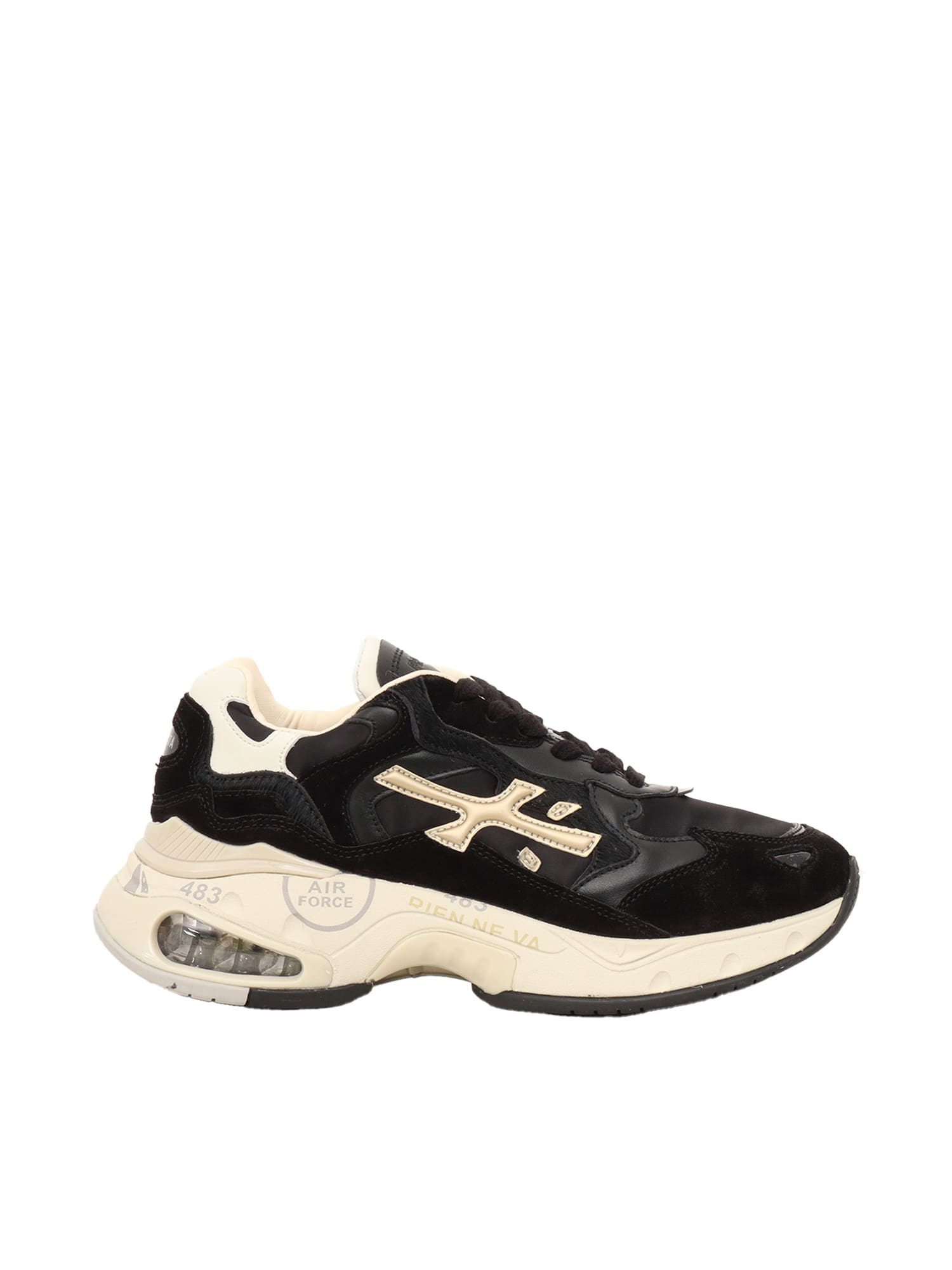 Shop Premiata Sneakers In Black