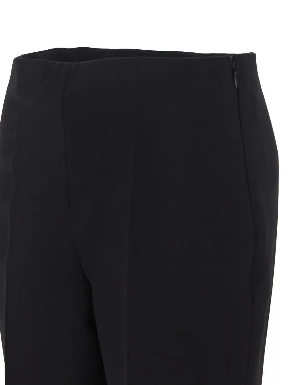 Shop Ferragamo Tailored Trousers In Black