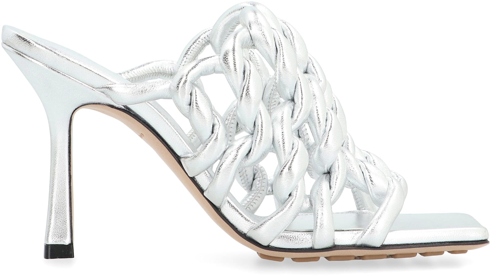 Bottega Veneta Leather Stretch Sandal