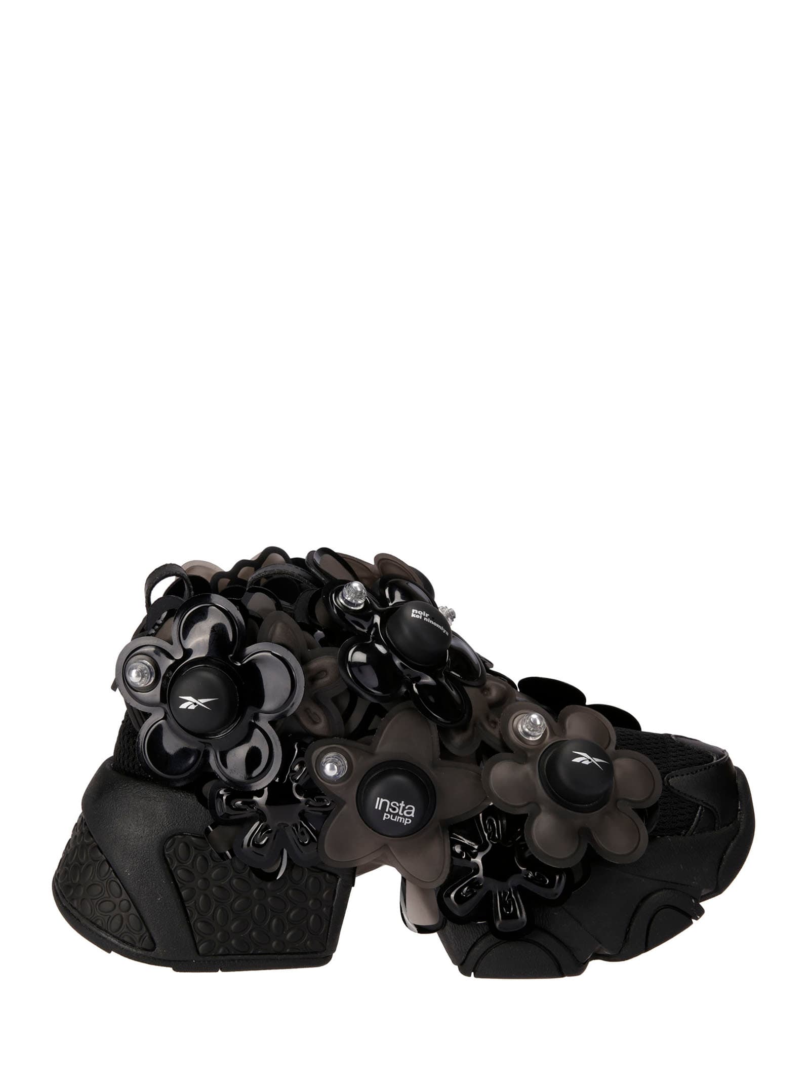 Shop Comme Des Garçons Ladies Shoes X Reebok In Black