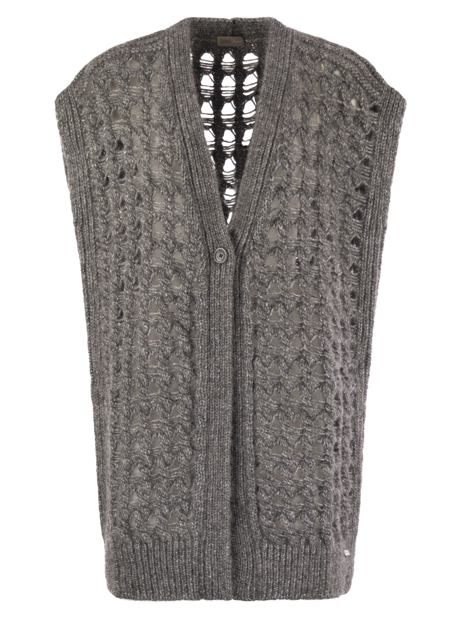 Long Sleeveless Cardigan